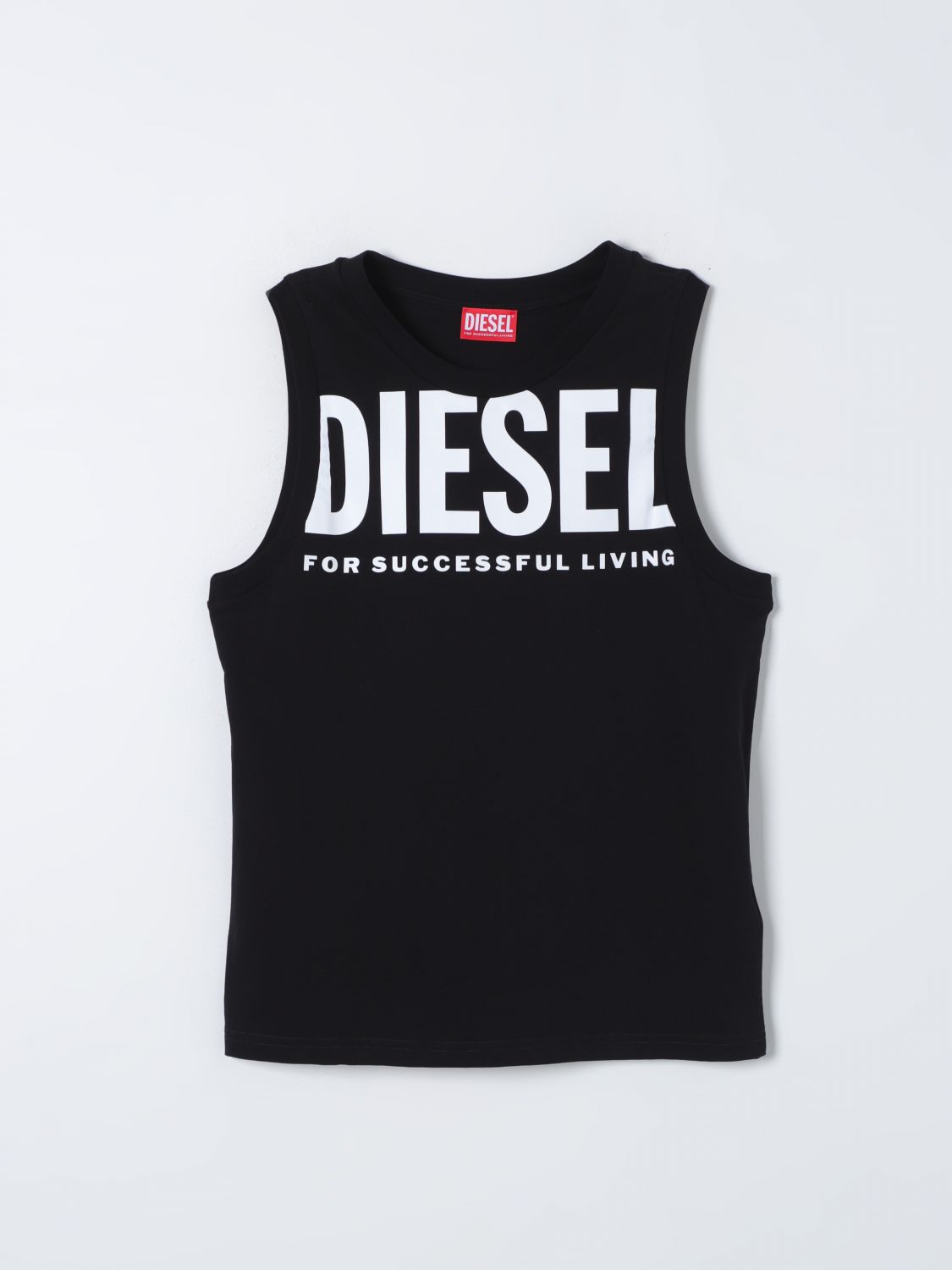 Shop Diesel T-shirt  Kids Color Black