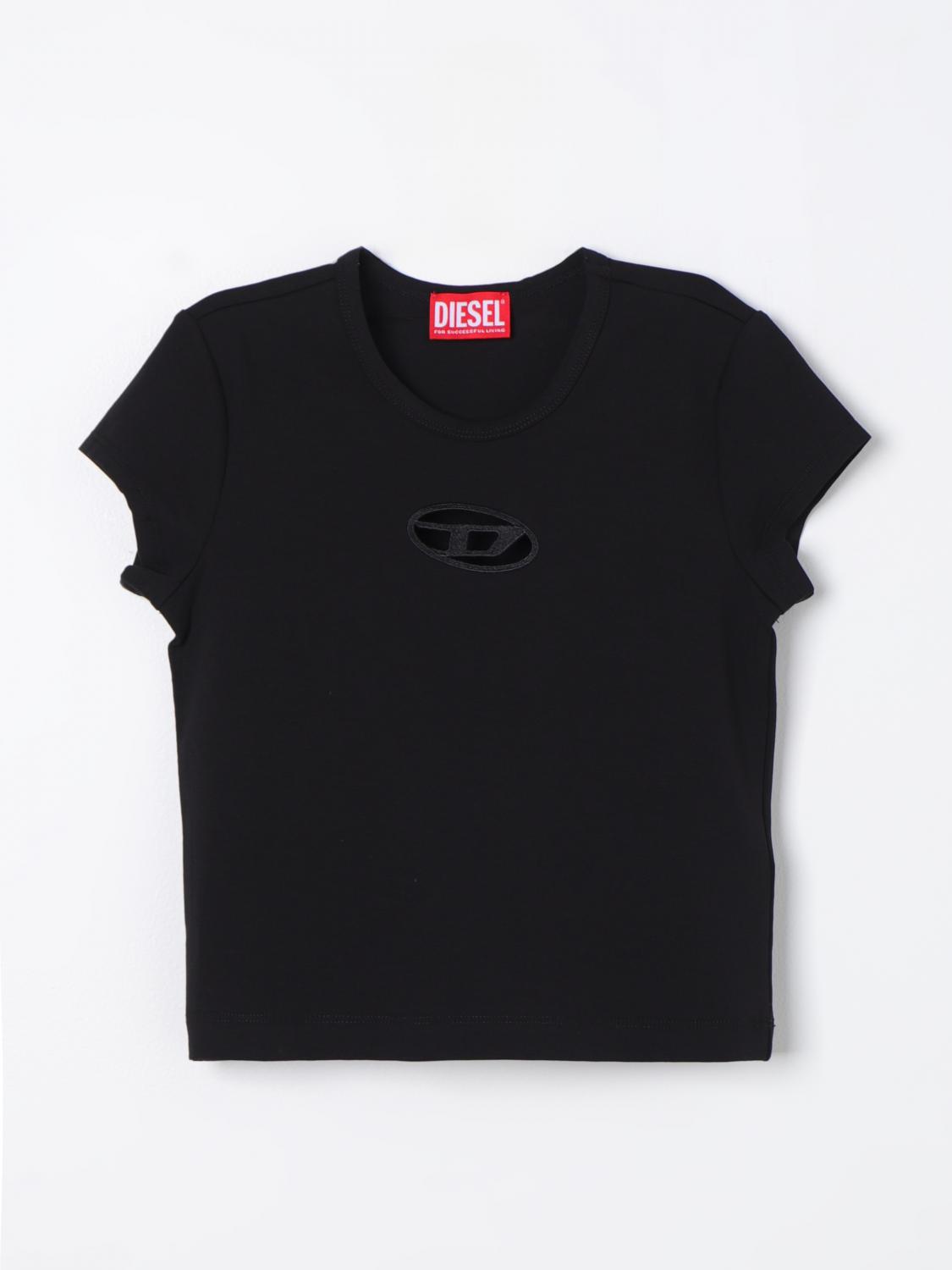 T-Shirt DIESEL Kids colour Black