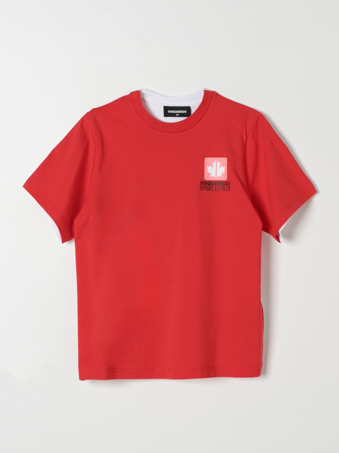 Shop Dsquared2 Junior T-shirt  Kids Color Red