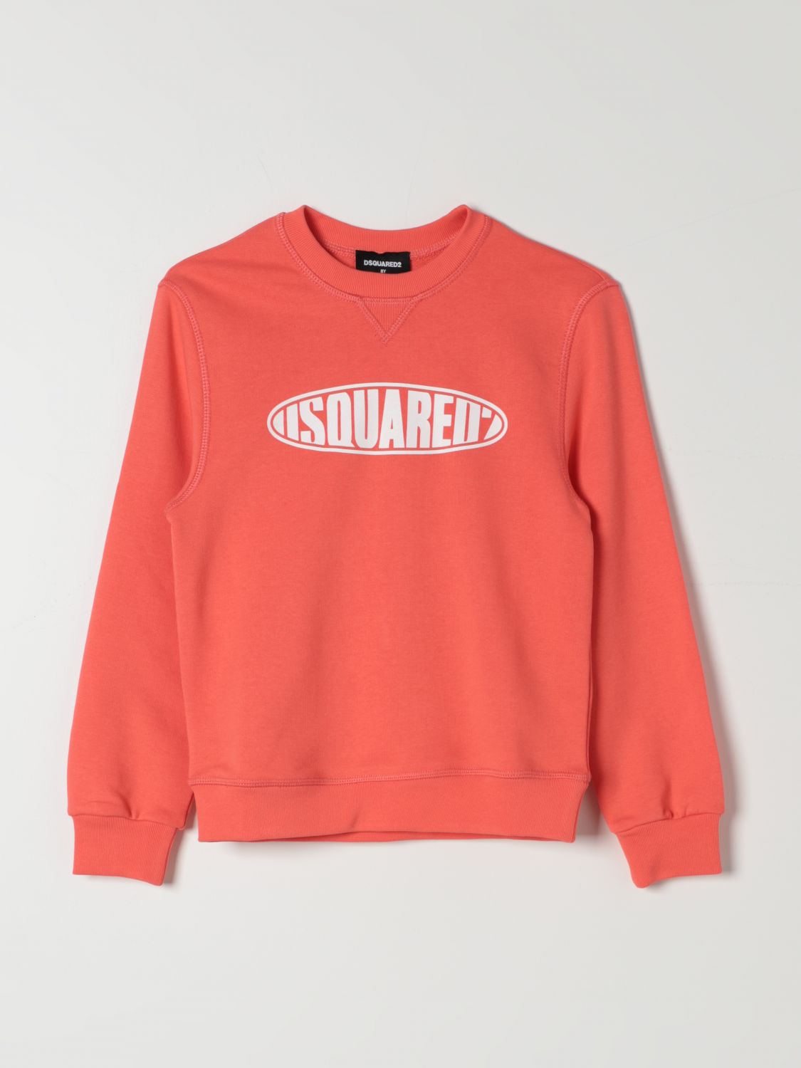 Shop Dsquared2 Junior Sweatshirt In Coral