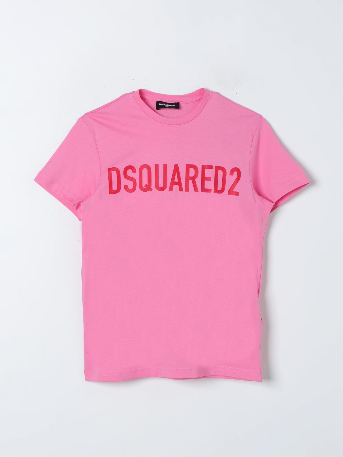 Shop Dsquared2 Junior T-shirt  Kids Color Pink
