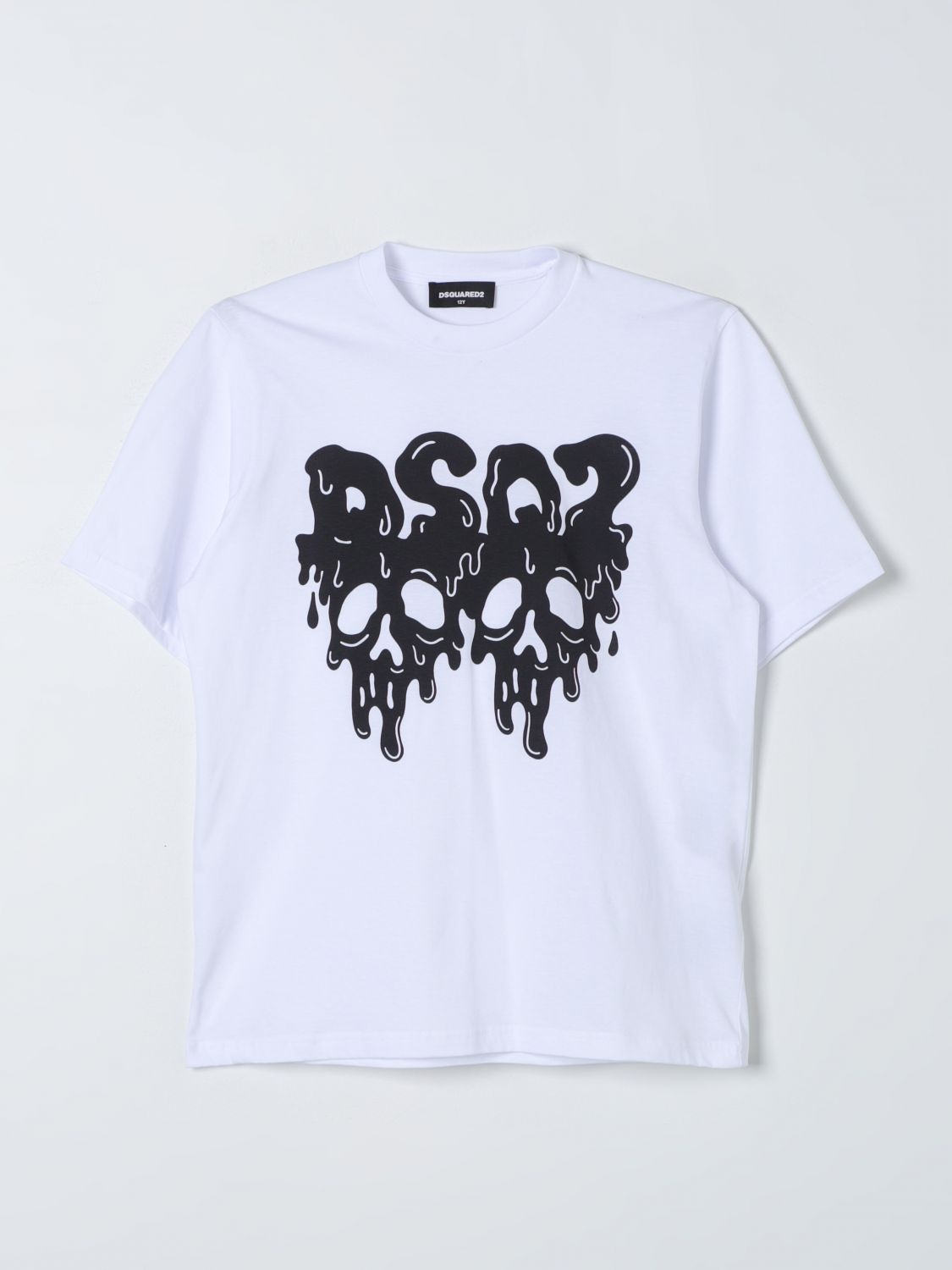 Shop Dsquared2 Junior T-shirt Dsquared2 Kids Color White