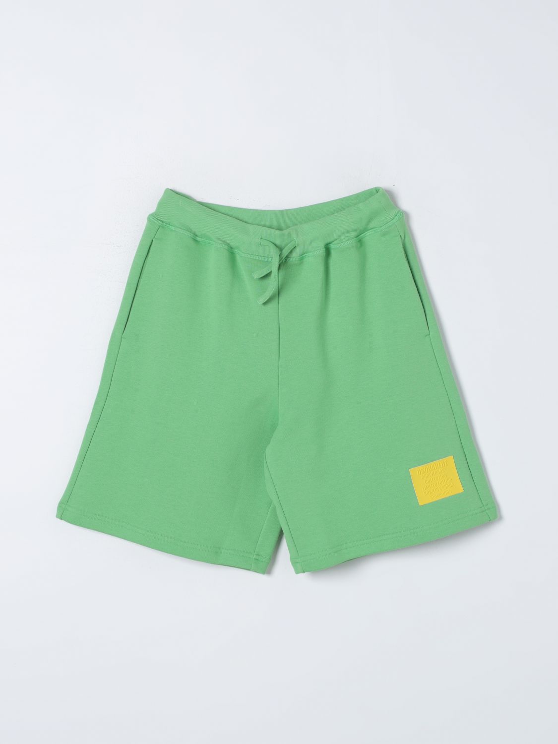 Shop Dsquared2 Junior Shorts  Kids Color Green