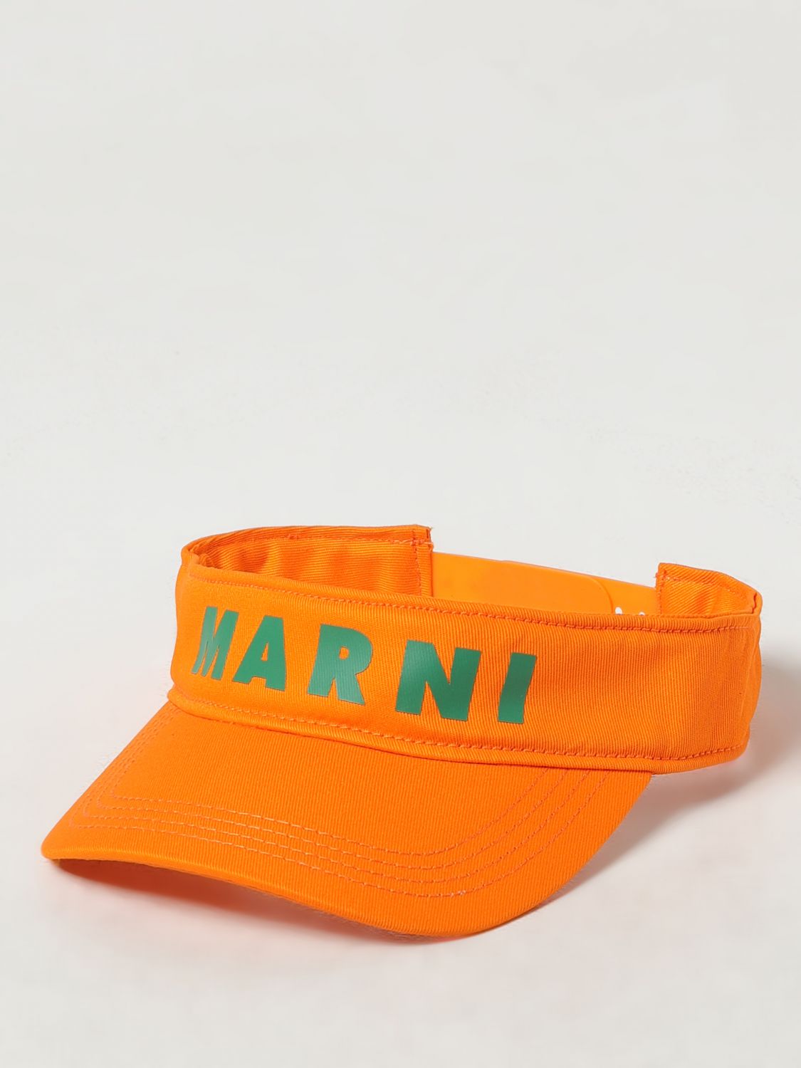 MARNI Cotton visor with logo
