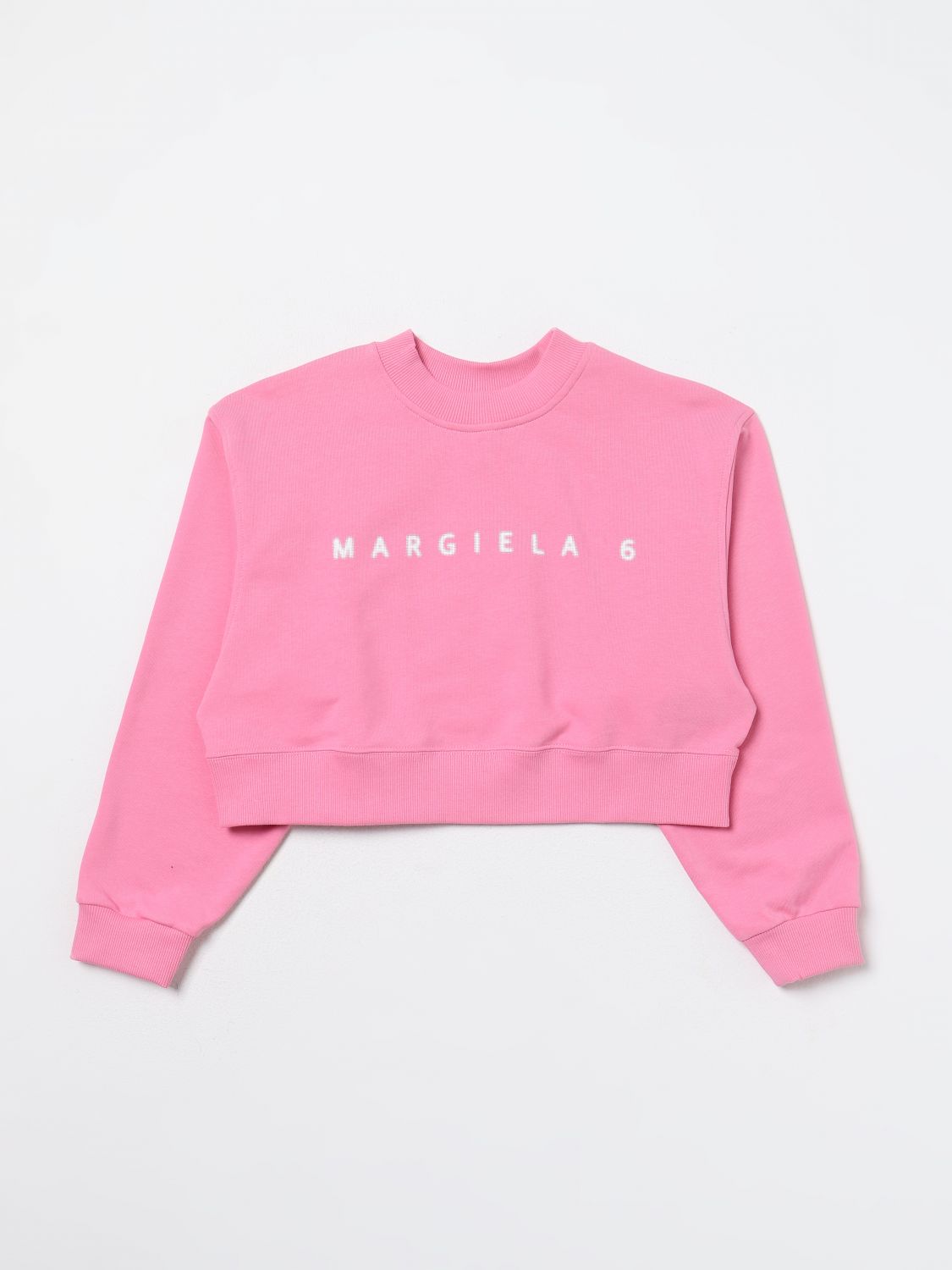 Shop Mm6 Maison Margiela Sweater  Kids Color Pink