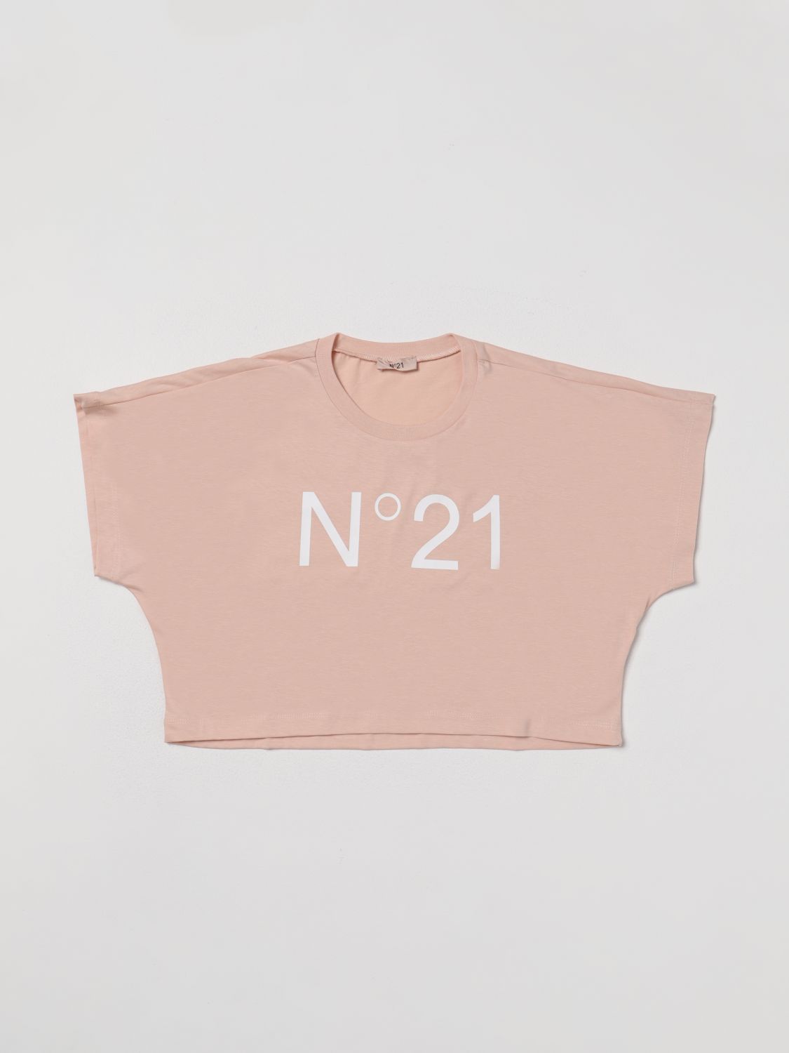 N°21 Kids' T恤 N° 21 儿童 颜色 粉色 In Pink