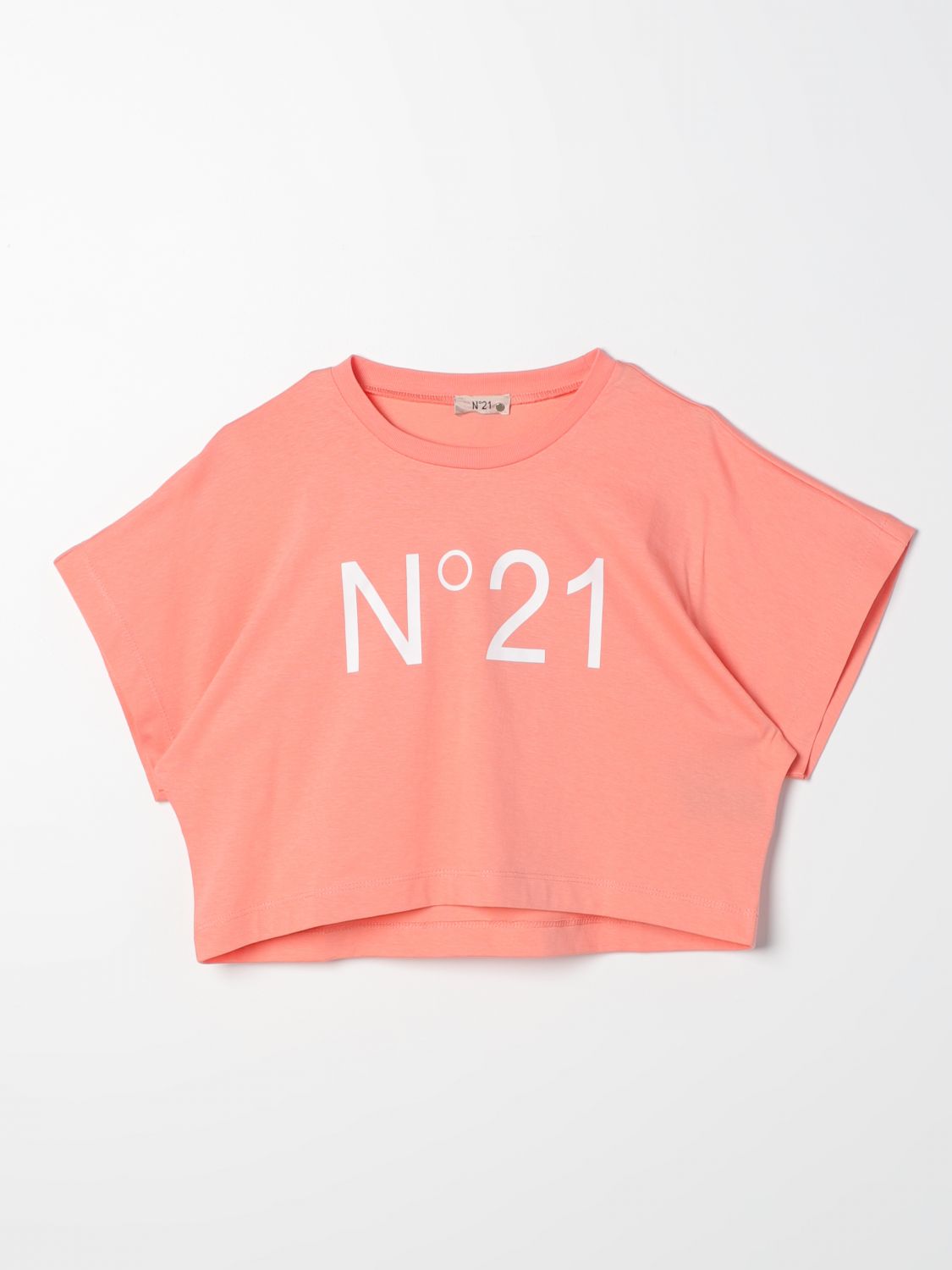 T恤 N° 21 儿童 颜色 粉末色
