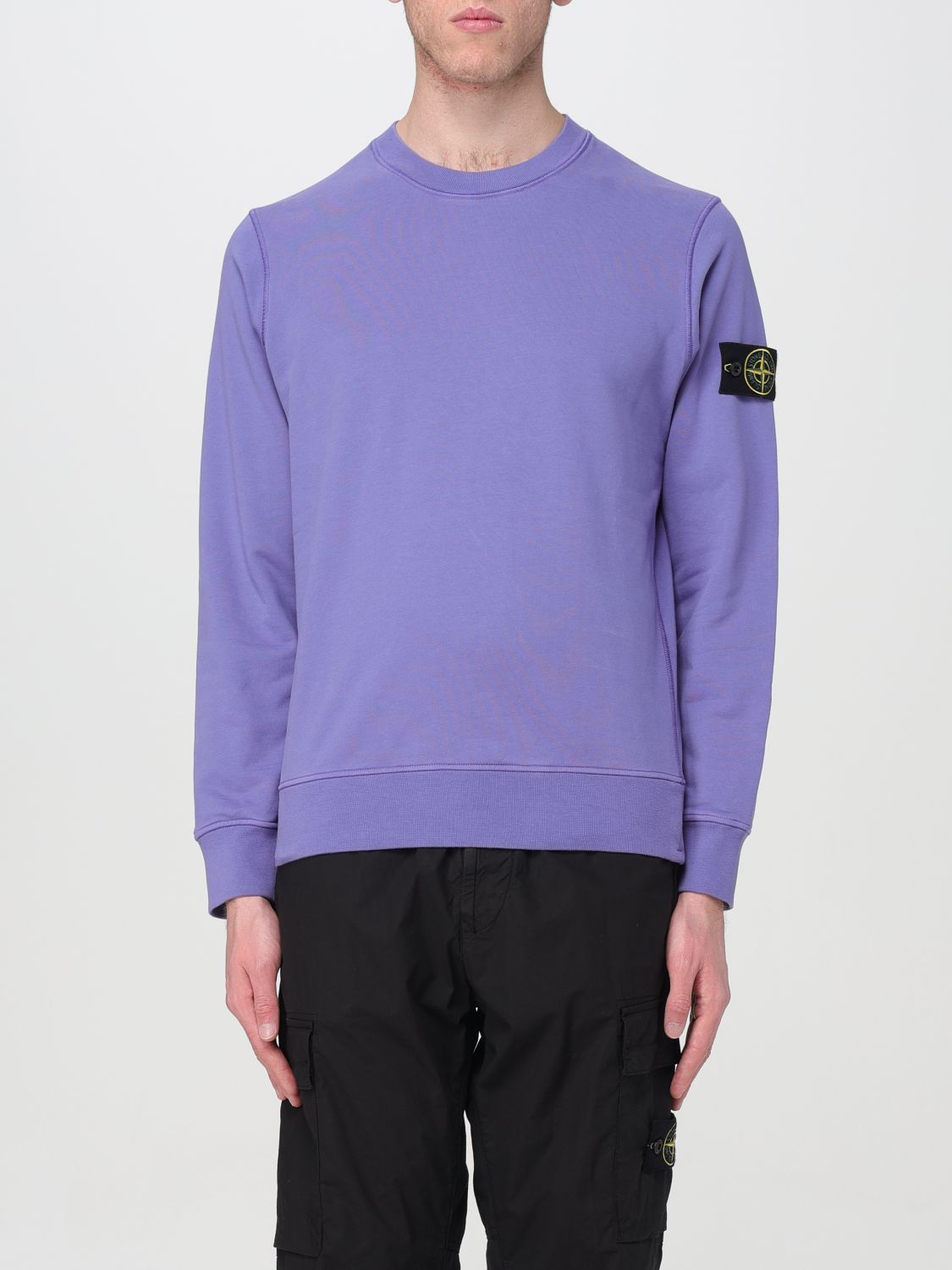 Shop Stone Island Sweatshirt  Men Color Violet