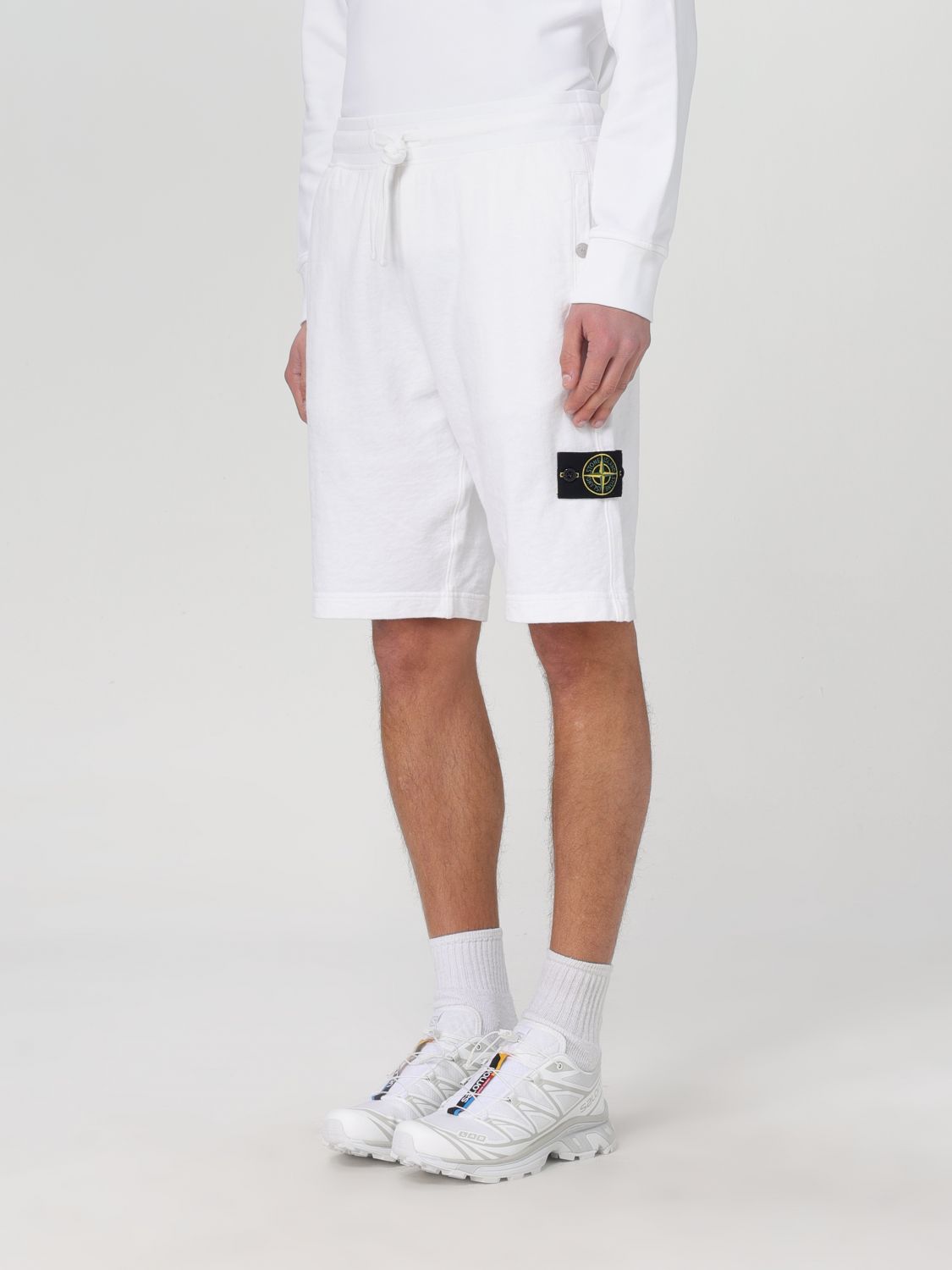 Stone island 2025 shorts white