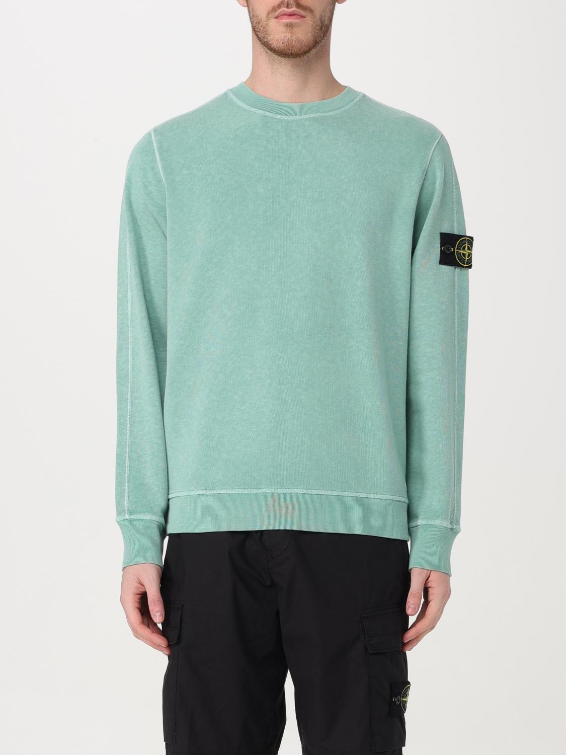 Sweatshirt STONE ISLAND Men colour Green