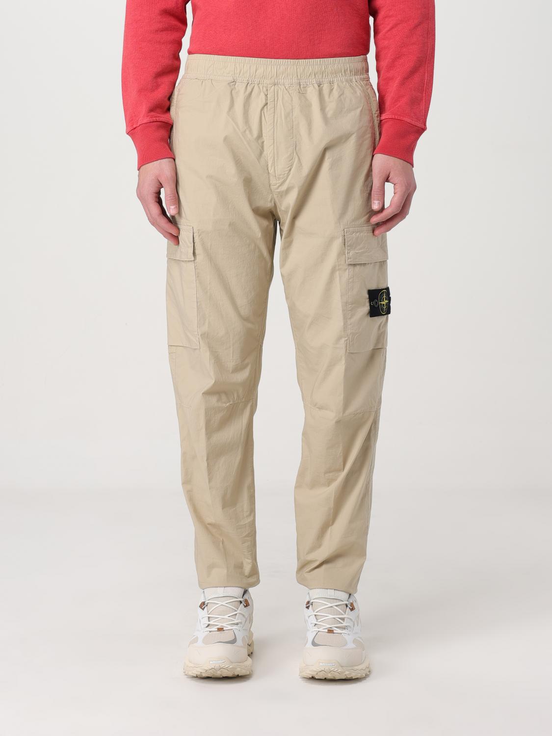 Trousers STONE ISLAND Men colour Sand