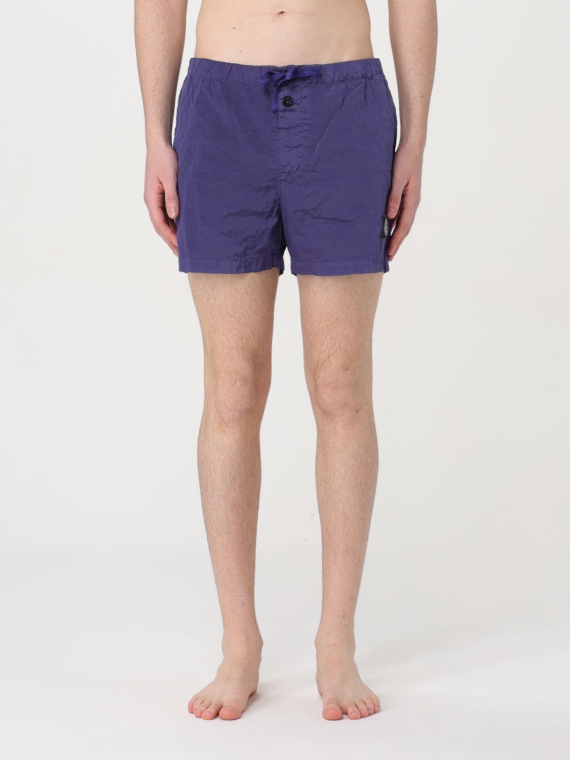 Shop Stone Island Swimsuit  Men Color Violet