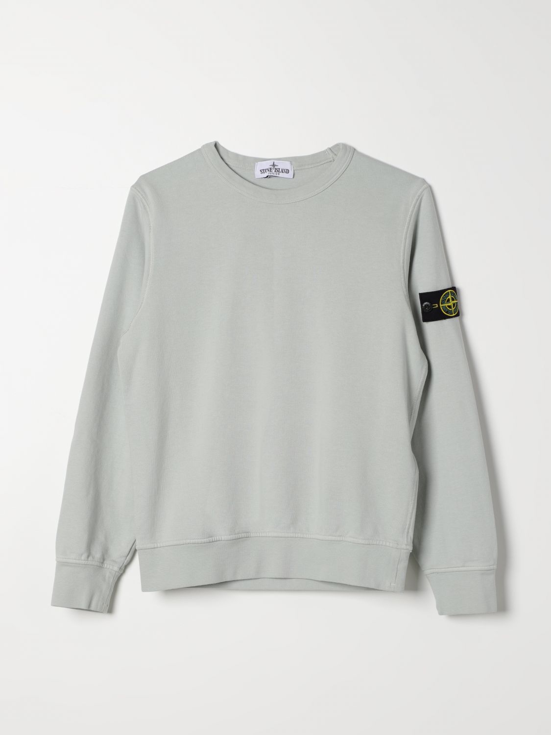 Shop Stone Island Junior Sweater  Kids Color Grey 1