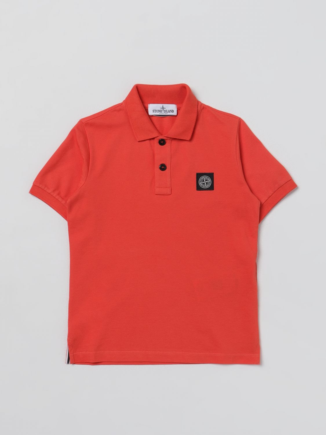 Stone Island Junior Polo Shirt  Kids Color Orange In 橙色