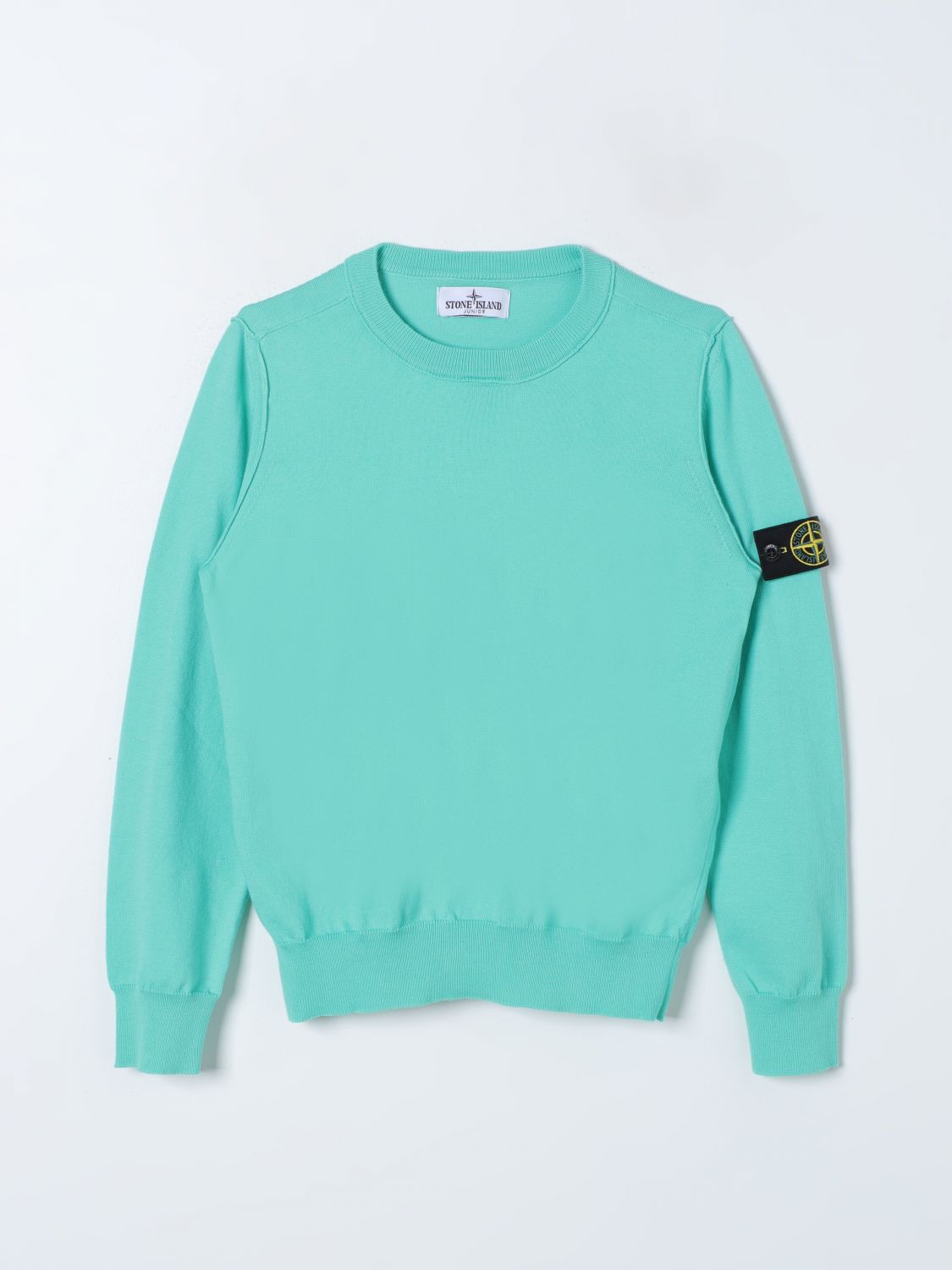 Stone Island Junior Sweater  Kids Color Green In 绿色