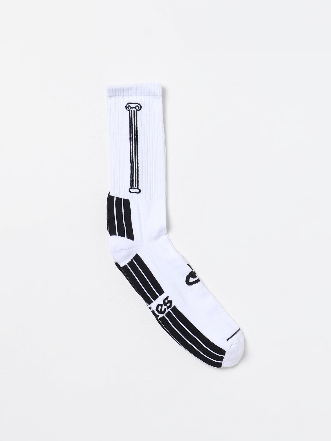 Shop Aries Socks  Men Color White
