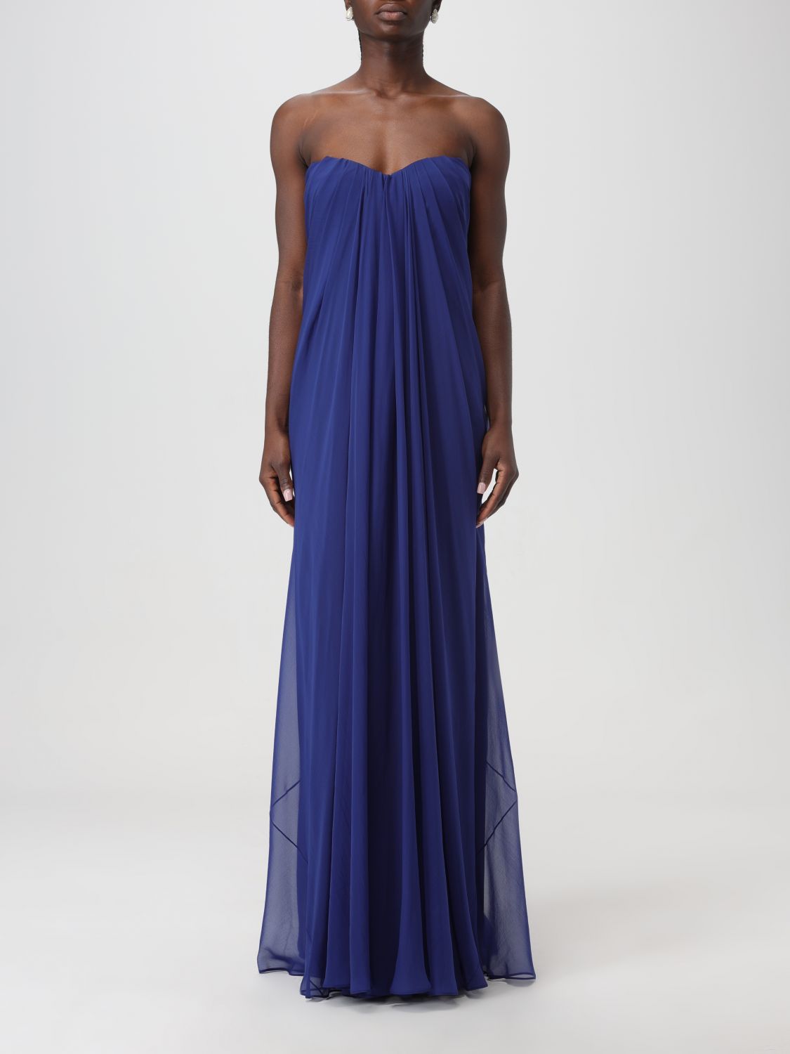 Alexander Mcqueen Dress  Woman Color Blue