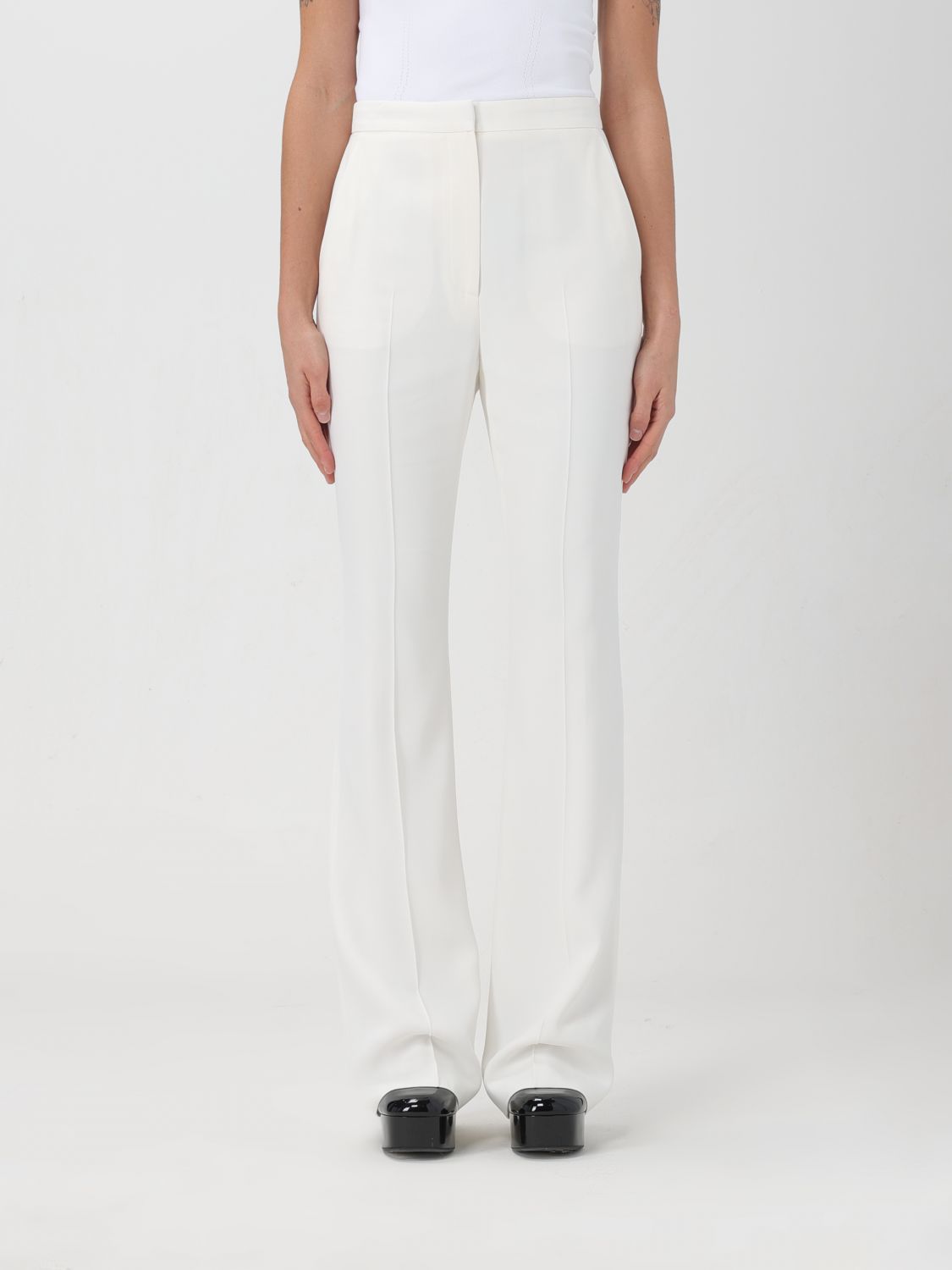 Alexander Mcqueen Pants  Woman Color White