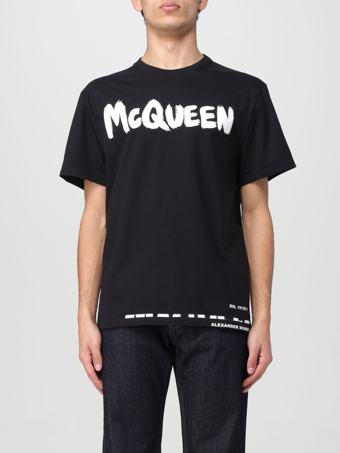 Shop Alexander Mcqueen T-shirt  Men Color Black