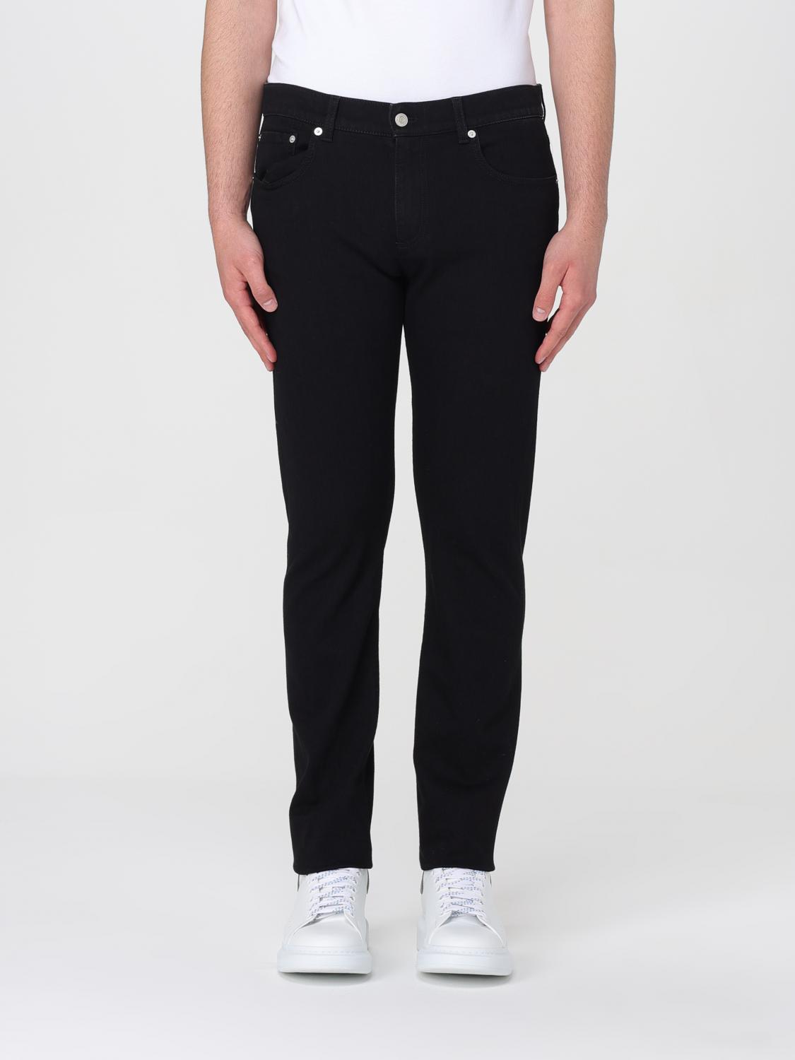 Shop Alexander Mcqueen Jeans  Men Color Black