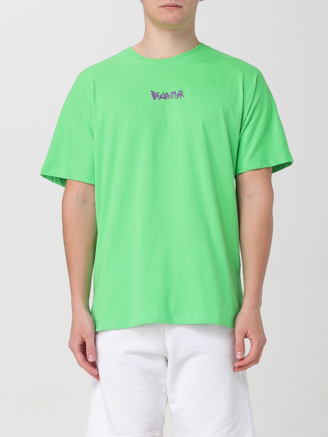 Disclaimer T-shirt  Men Color Green