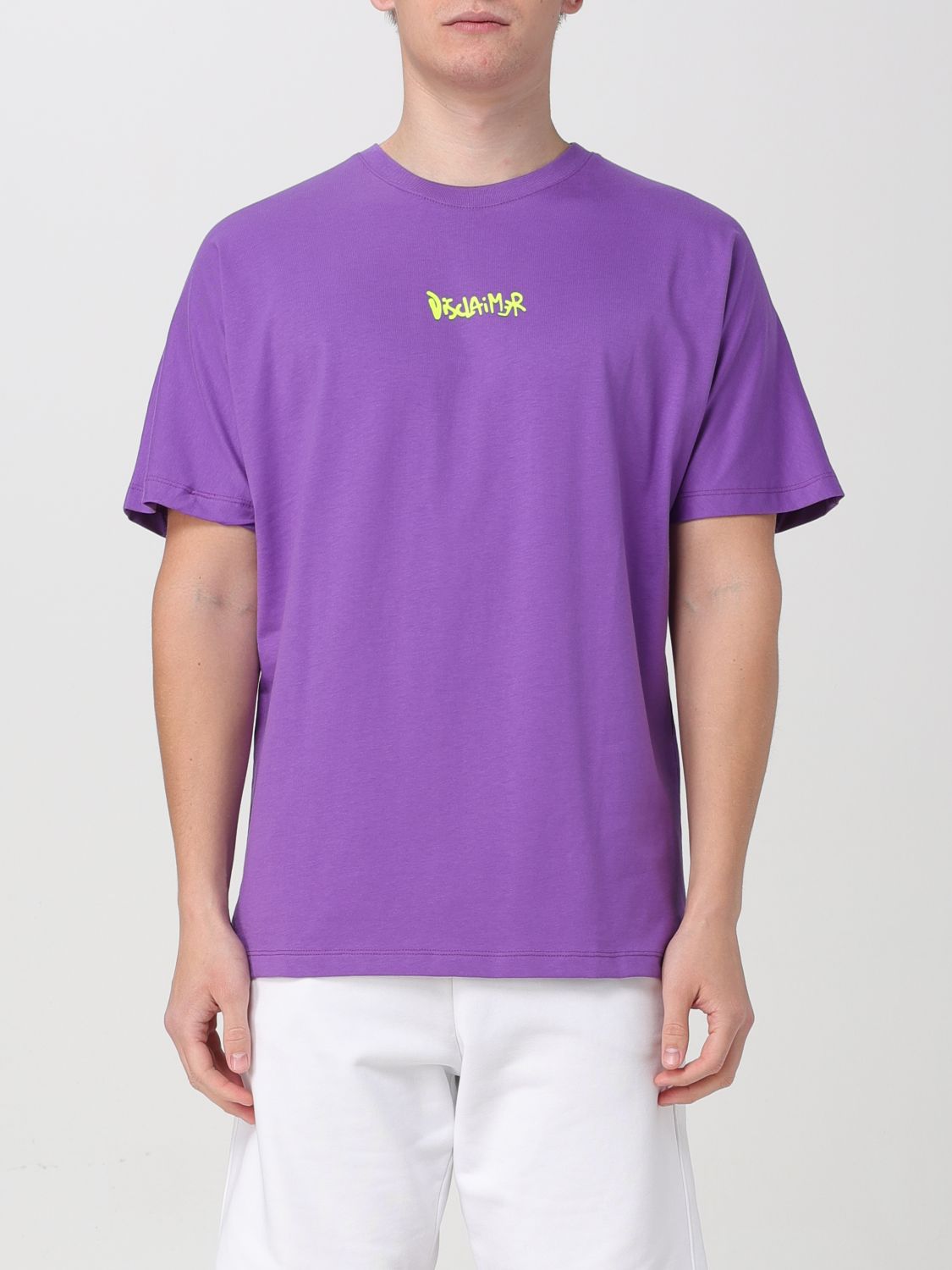 Disclaimer T-shirt  Men Color Violet