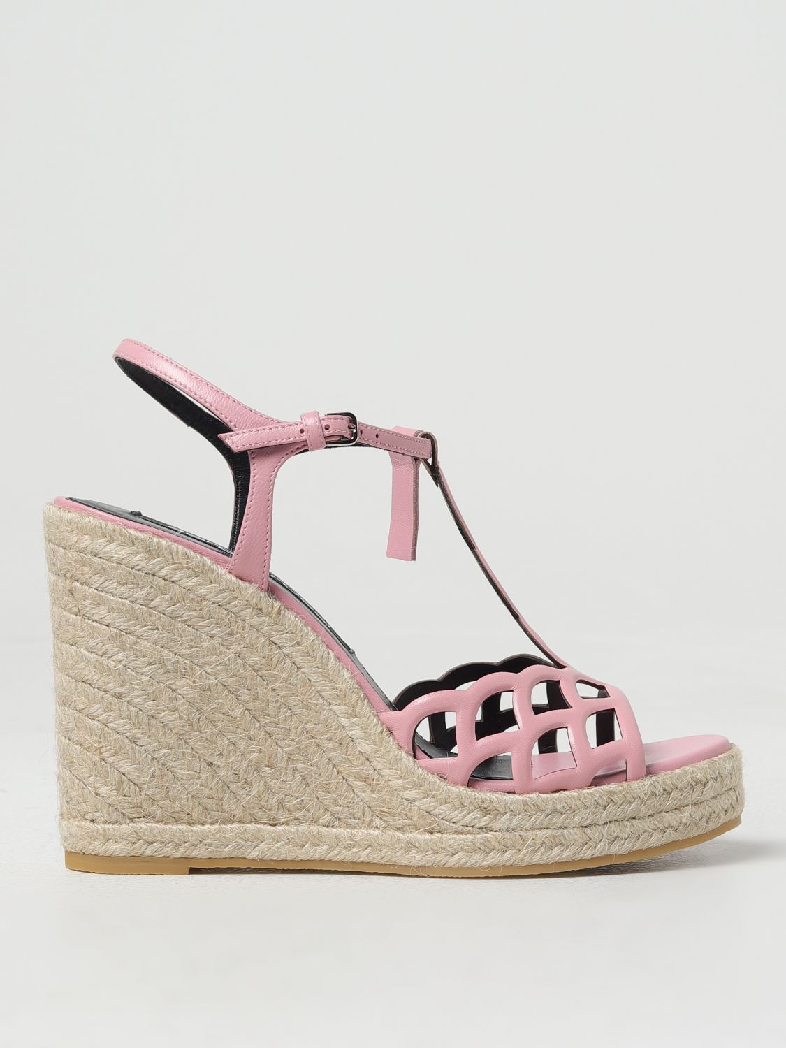 Shop Sergio Rossi Wedge Shoes  Woman Color Pink