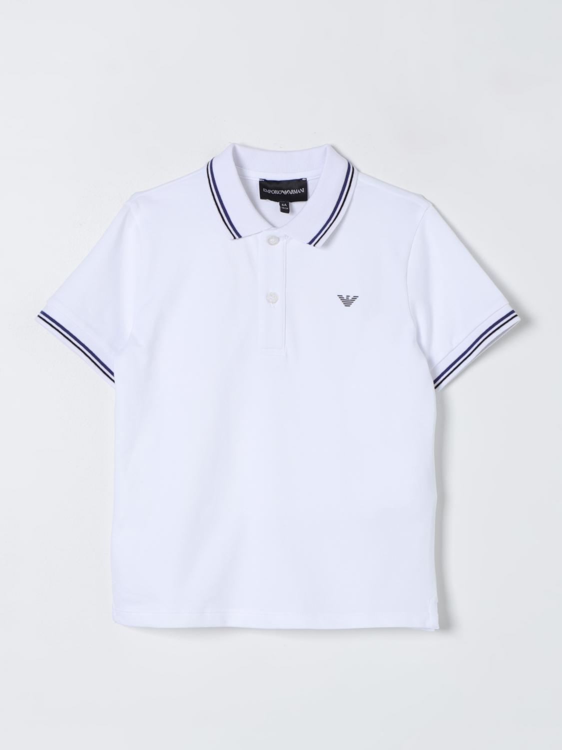 Polo Shirt EMPORIO ARMANI KIDS Kids colour White