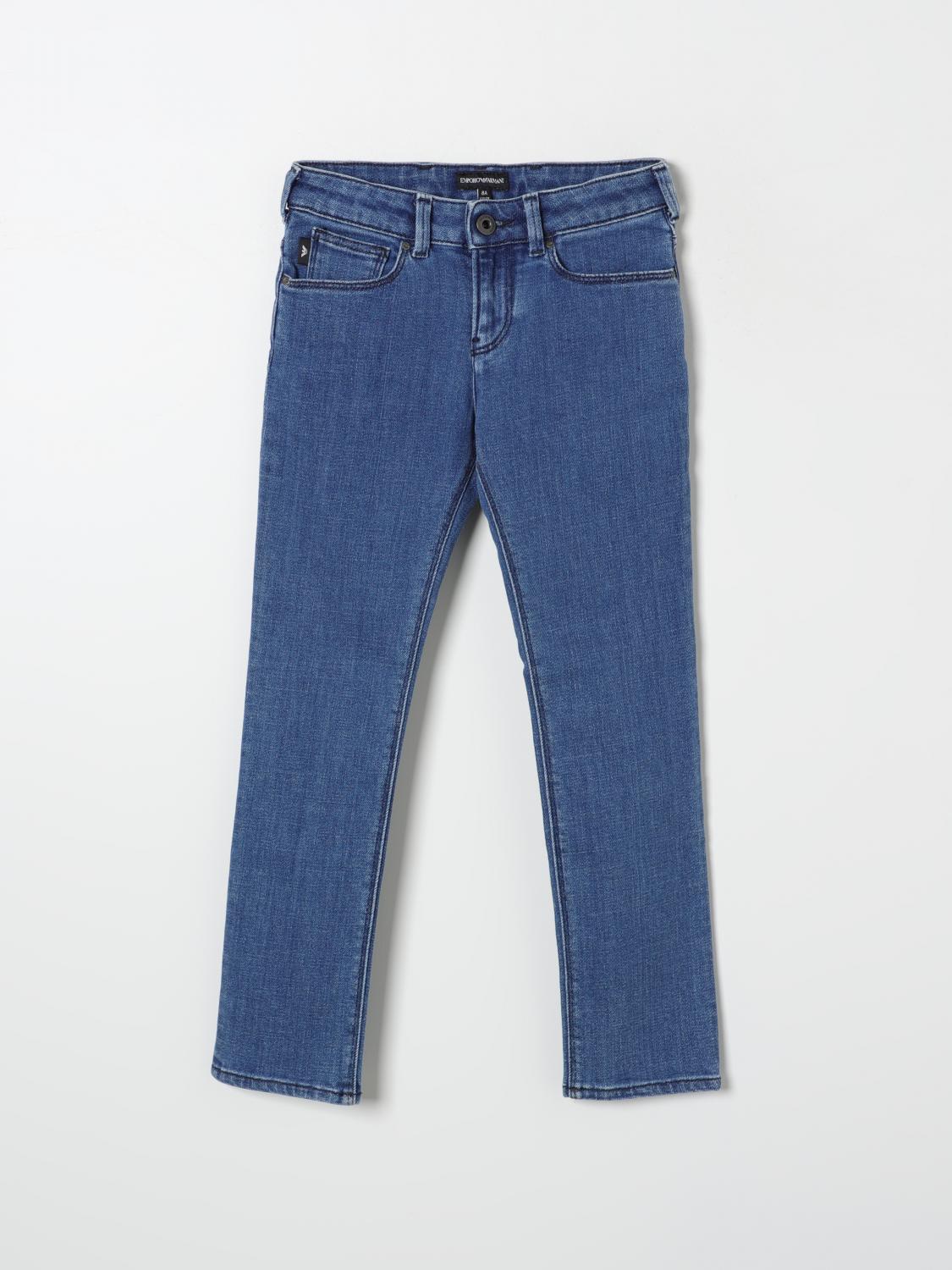 Shop Emporio Armani Jeans  Kids Color Denim