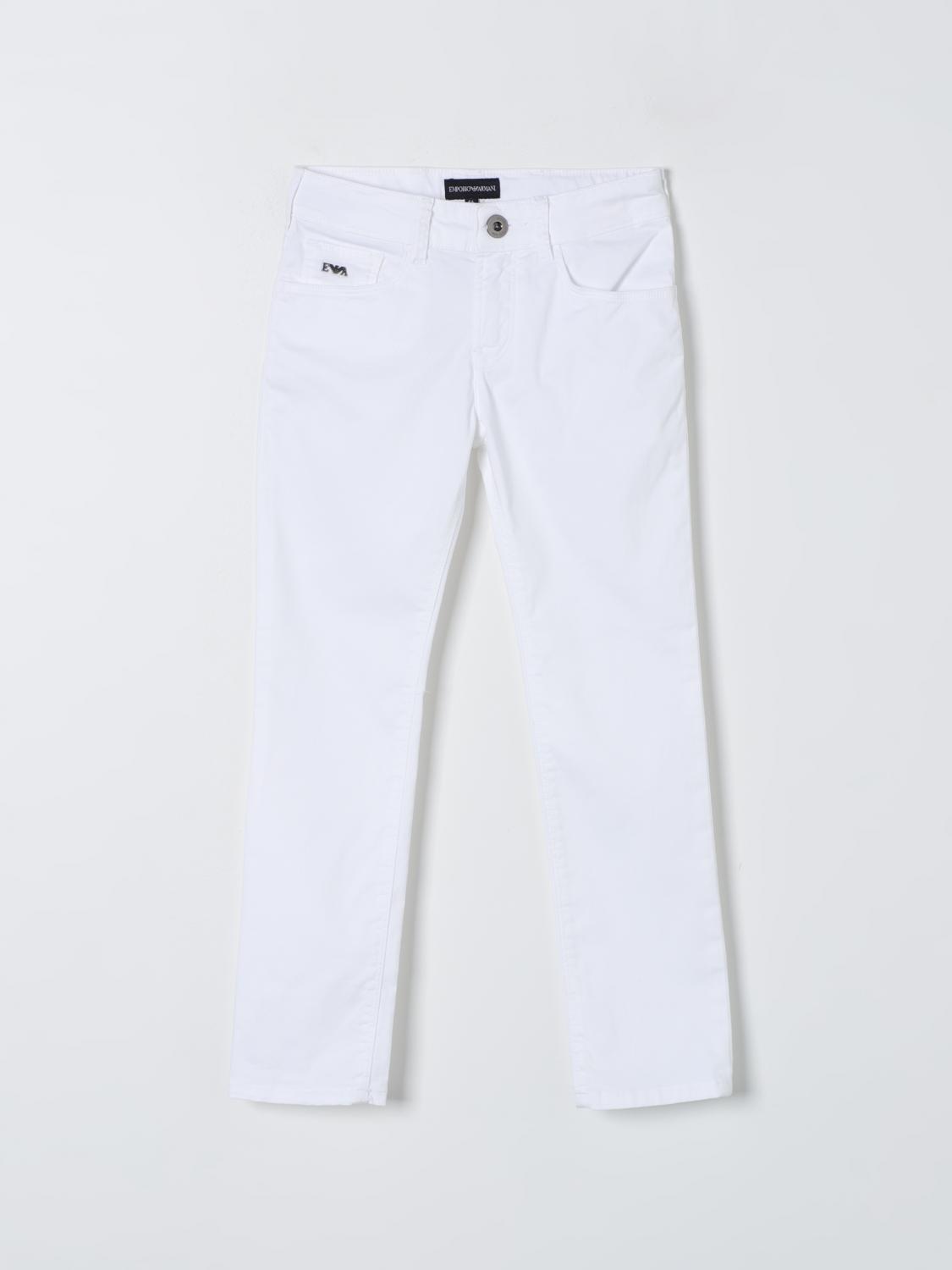 Emporio Armani Jungen Weiß Pants Kids Color