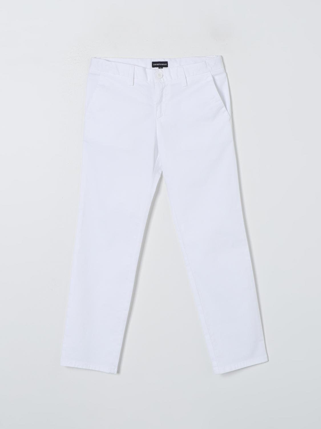 Emporio Armani Jungen Weiß Pants Kids Color