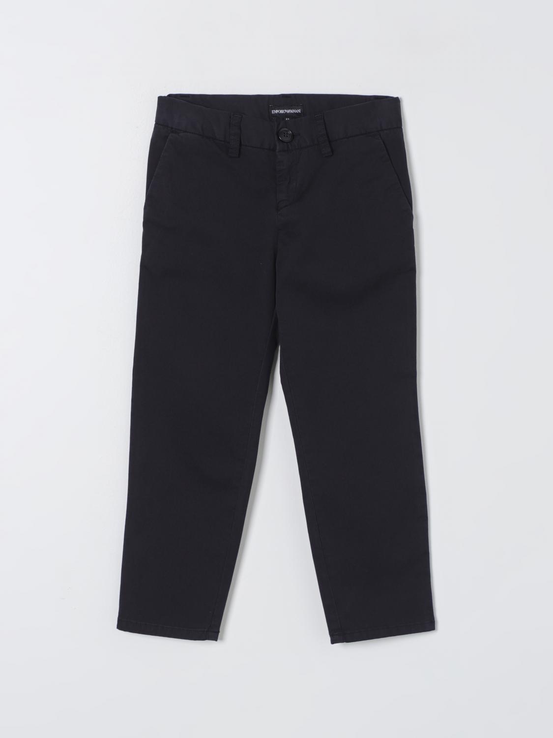 Trousers EMPORIO ARMANI KIDS Kids colour Blue