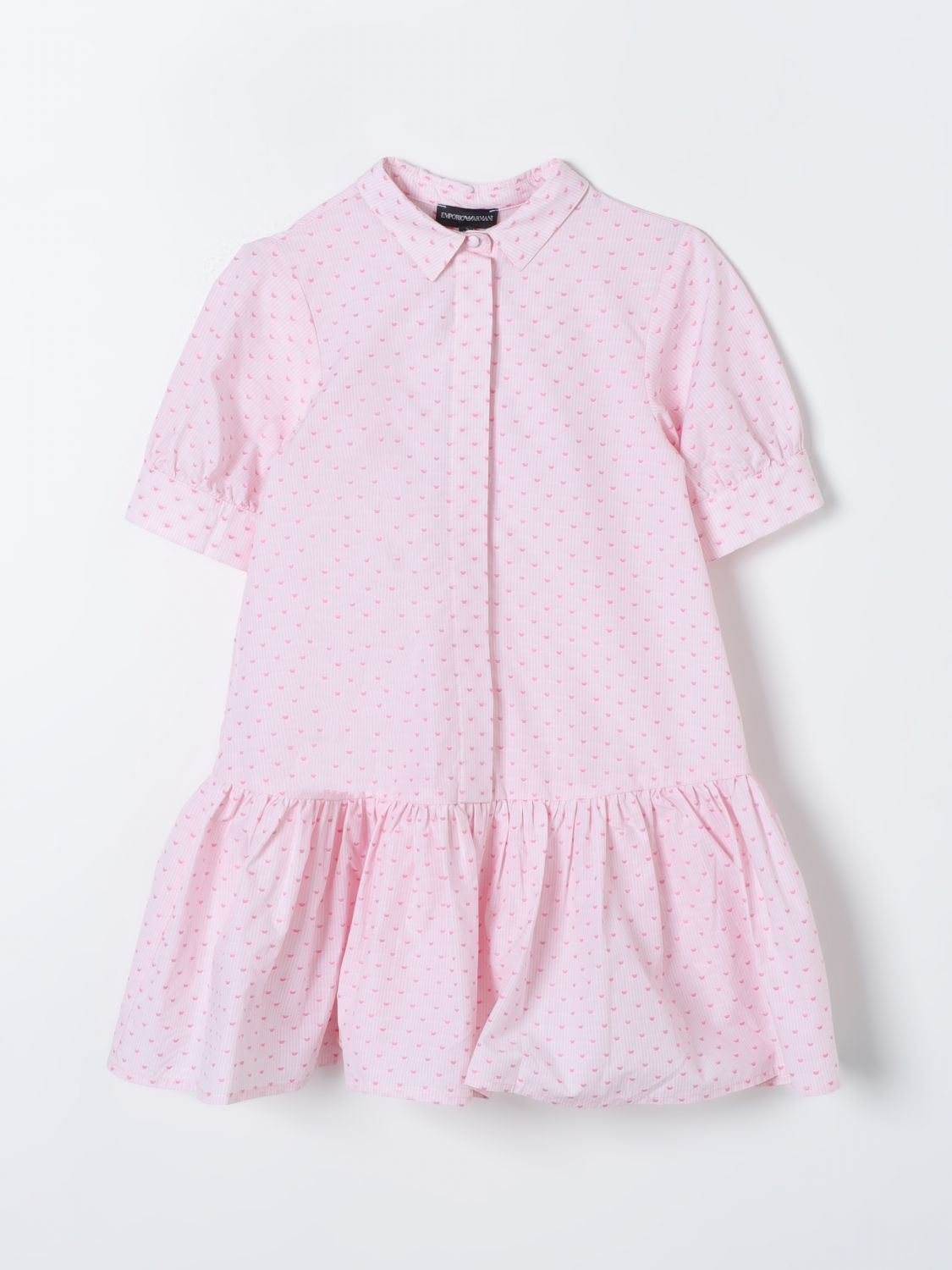 Shop Emporio Armani Dress  Kids Kids Color Pink