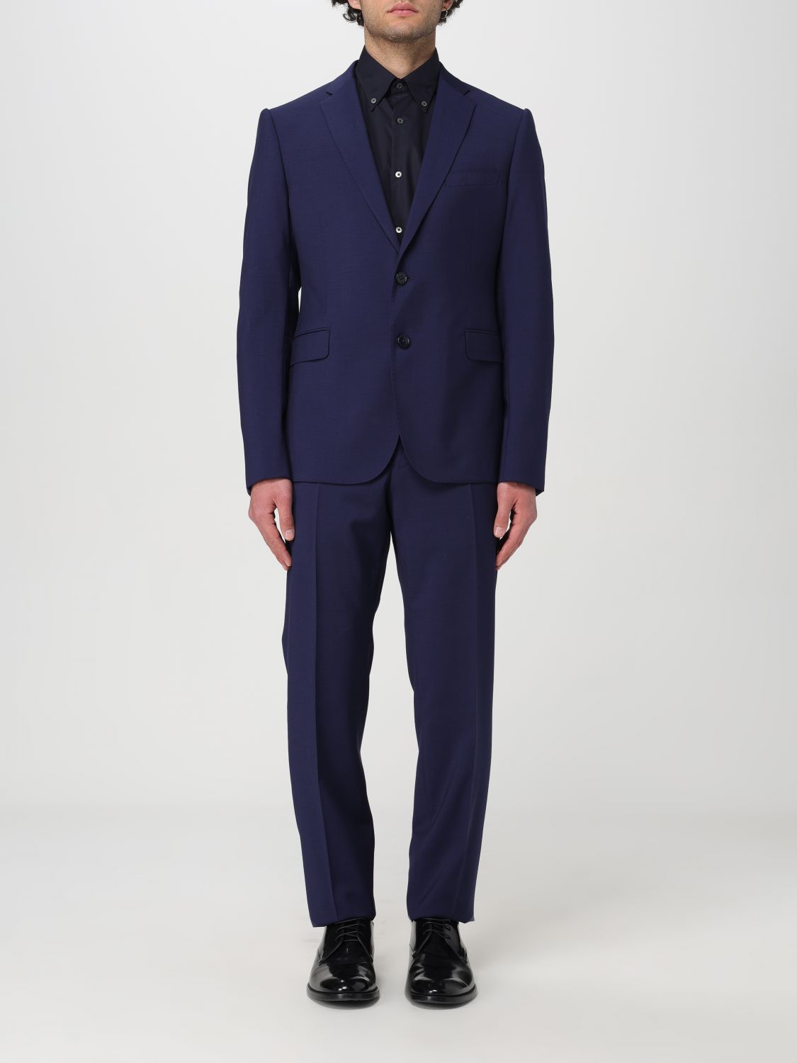 Shop Emporio Armani Suit  Men Color Blue