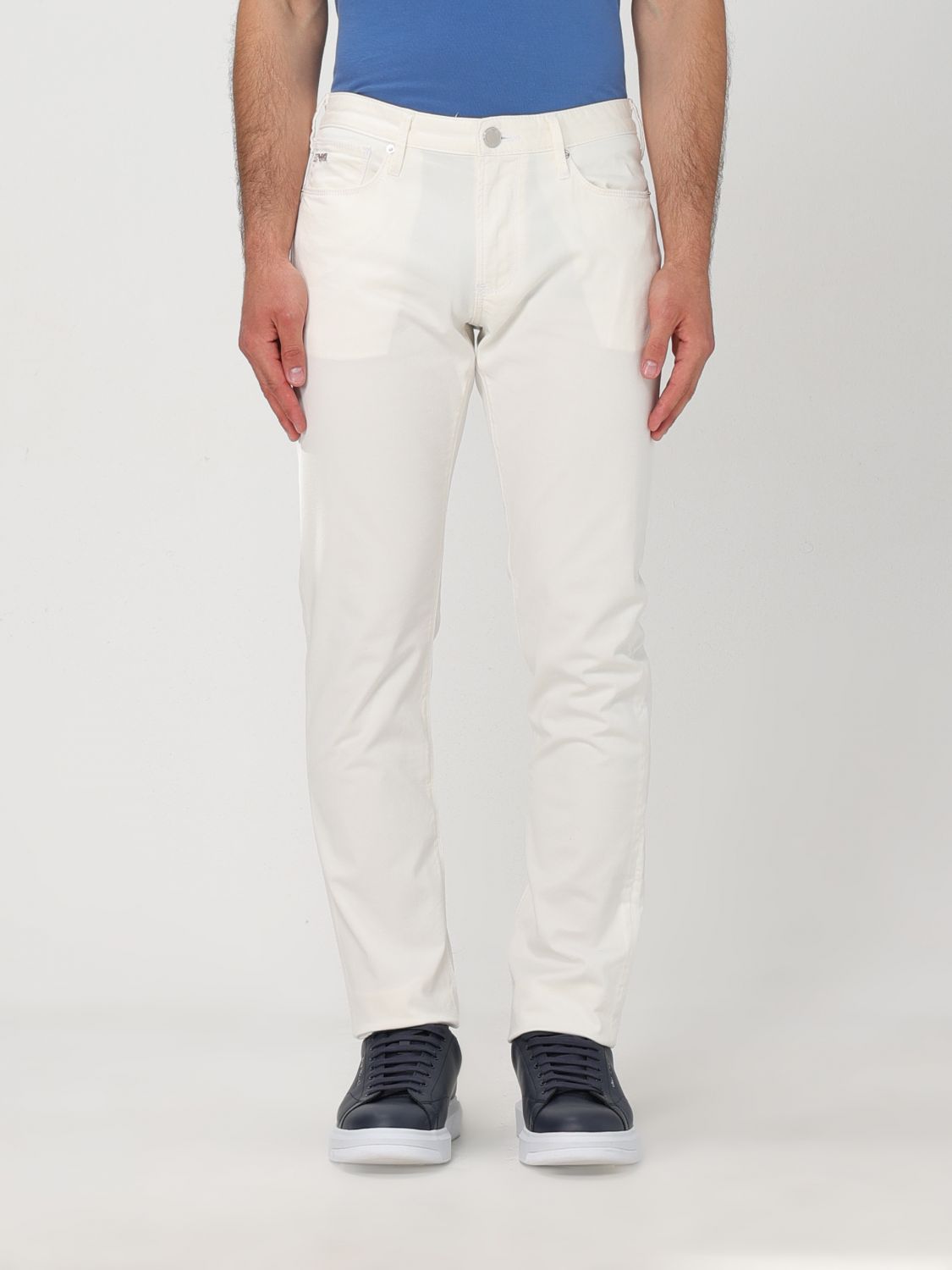 Emporio Armani Pants  Men Color White
