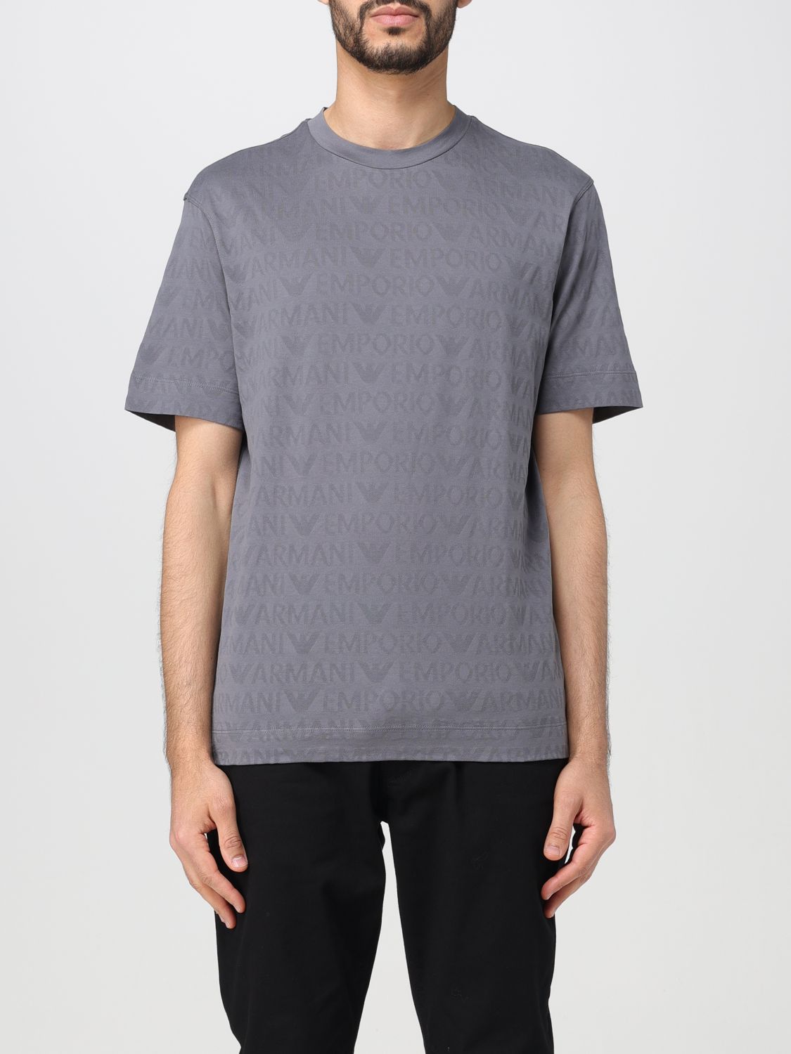 Emporio Armani T-shirt  Men Color Grey