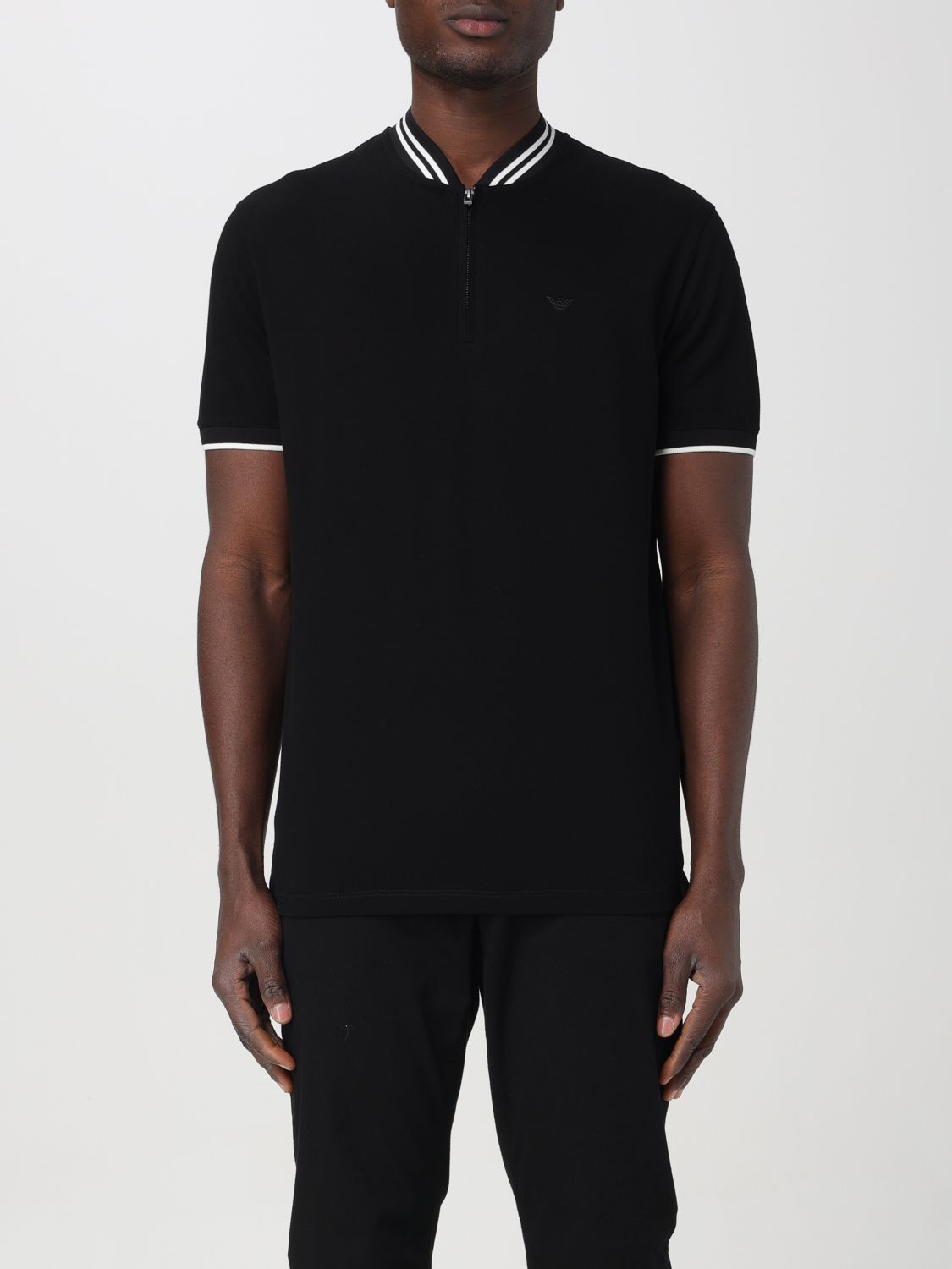 Emporio Armani Polo Shirt  Men Color Black