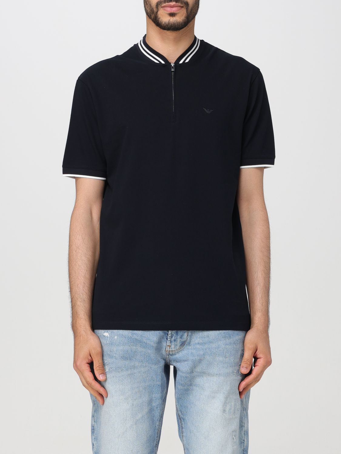 Emporio Armani Polo Shirt  Men Colour Blue