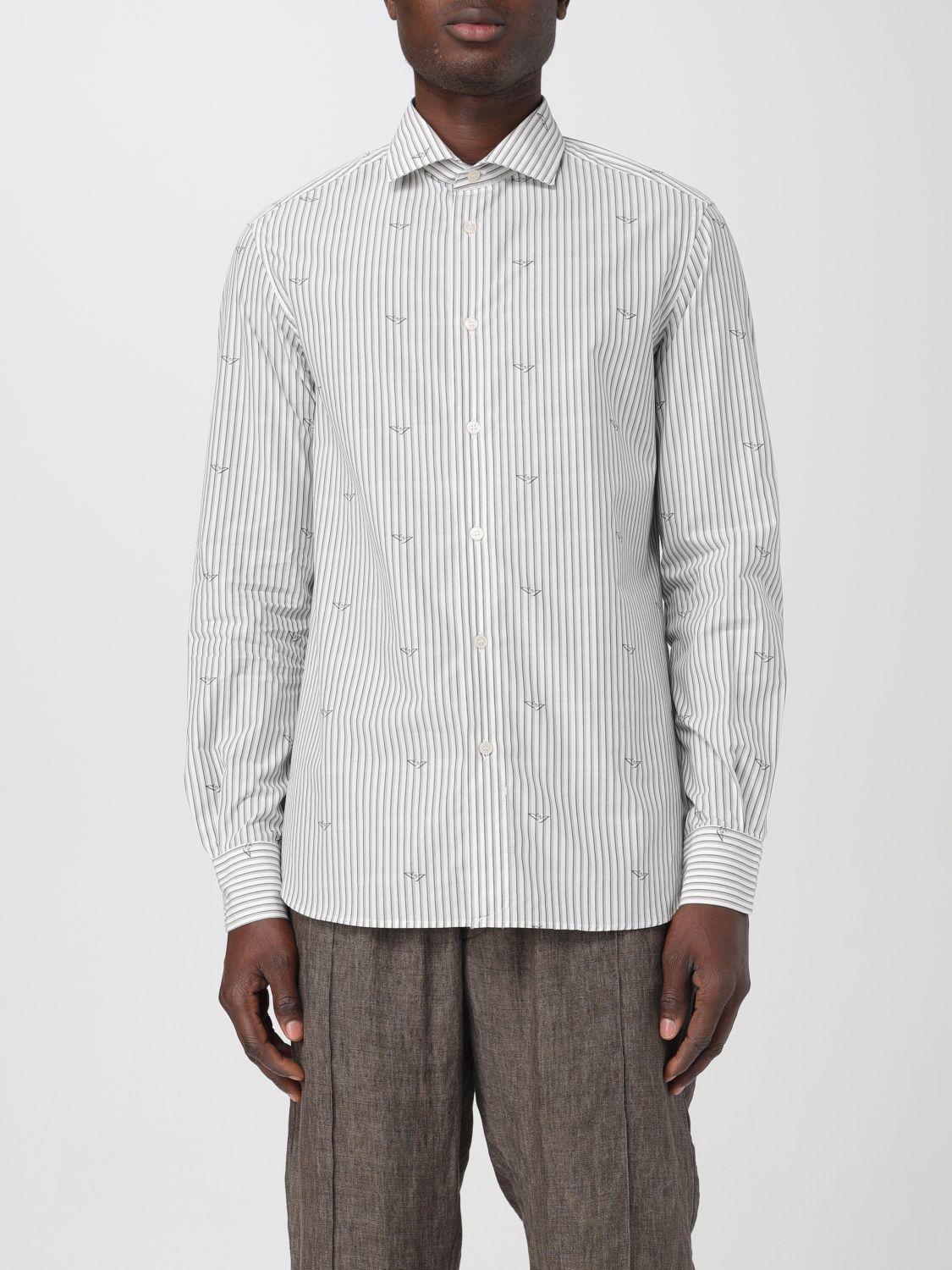 Emporio Armani Shirt  Men In Grey