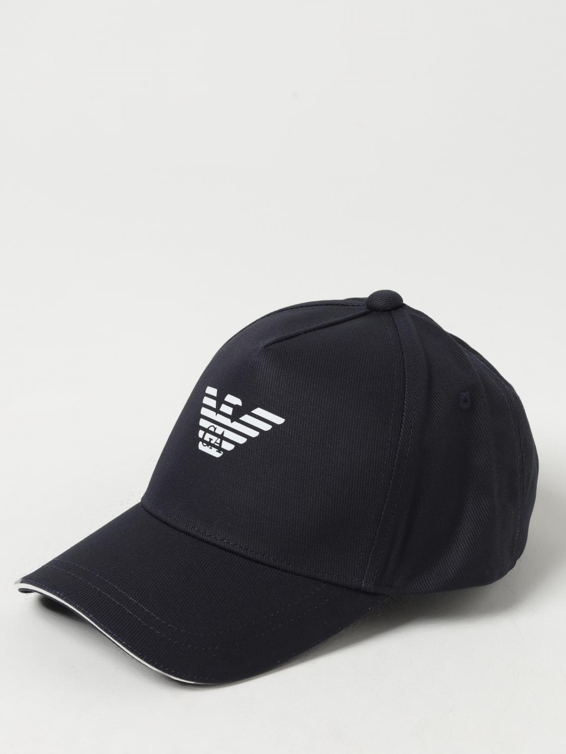 Hat EMPORIO ARMANI Men color Navy