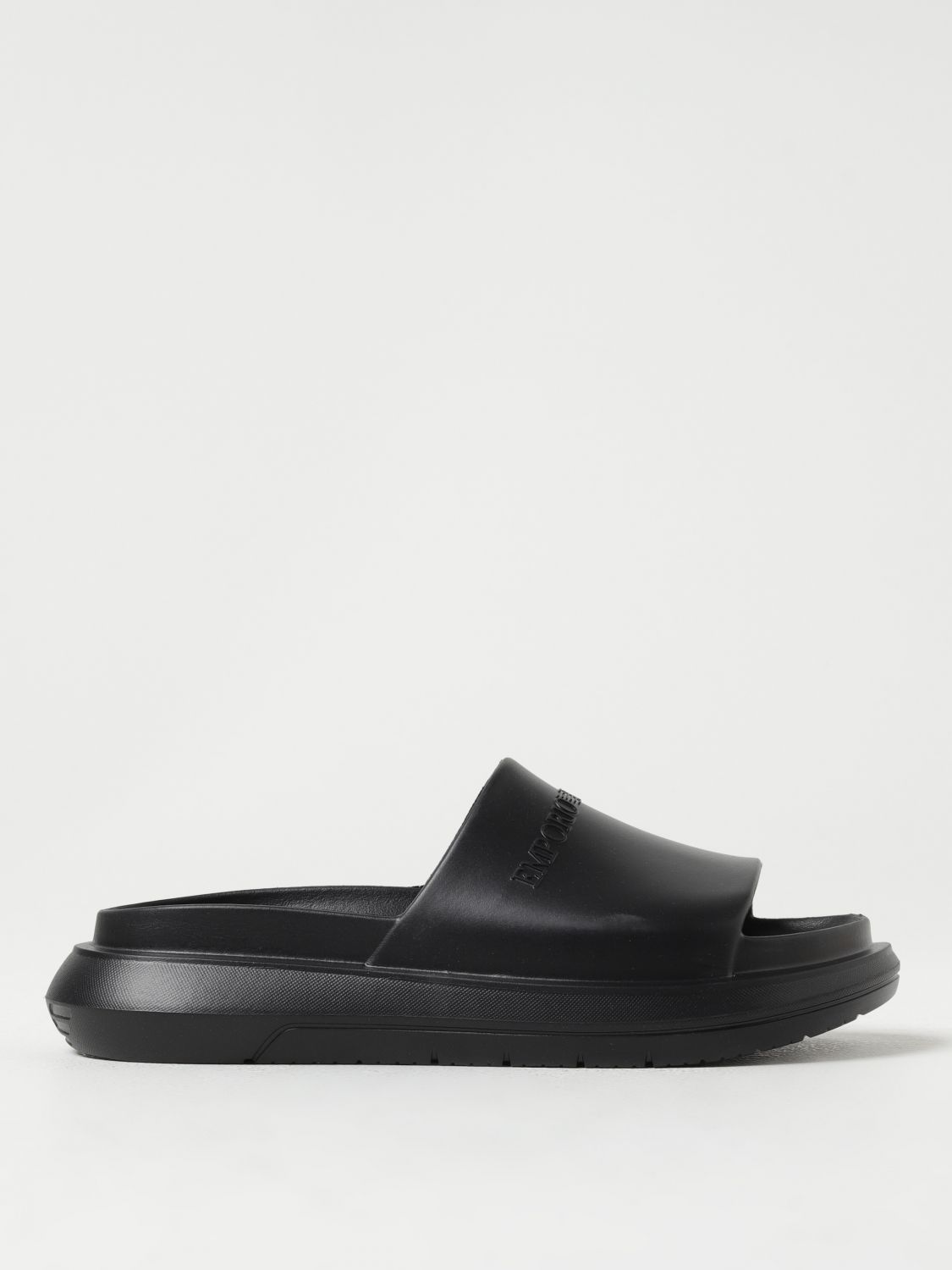Shop Emporio Armani Sandals  Men Color Black