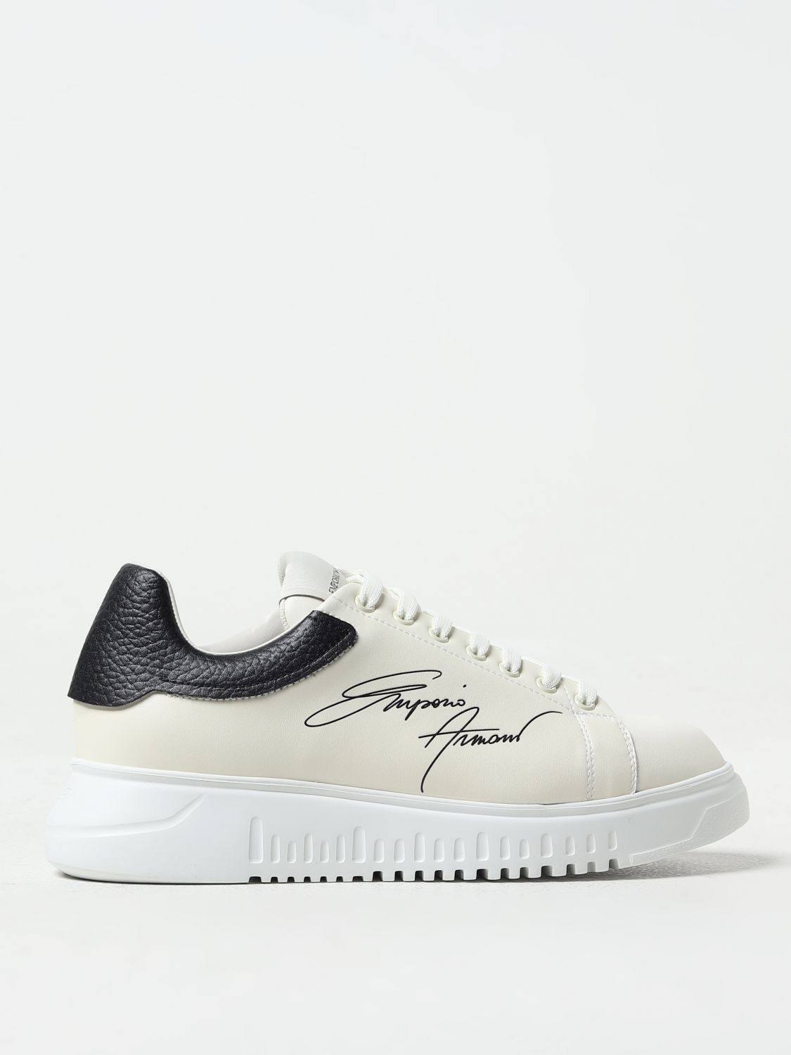 Shop Emporio Armani Sneakers  Men Color White