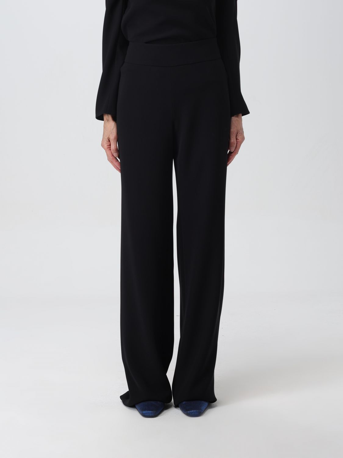 Shop Emporio Armani Pants Woman Color Black