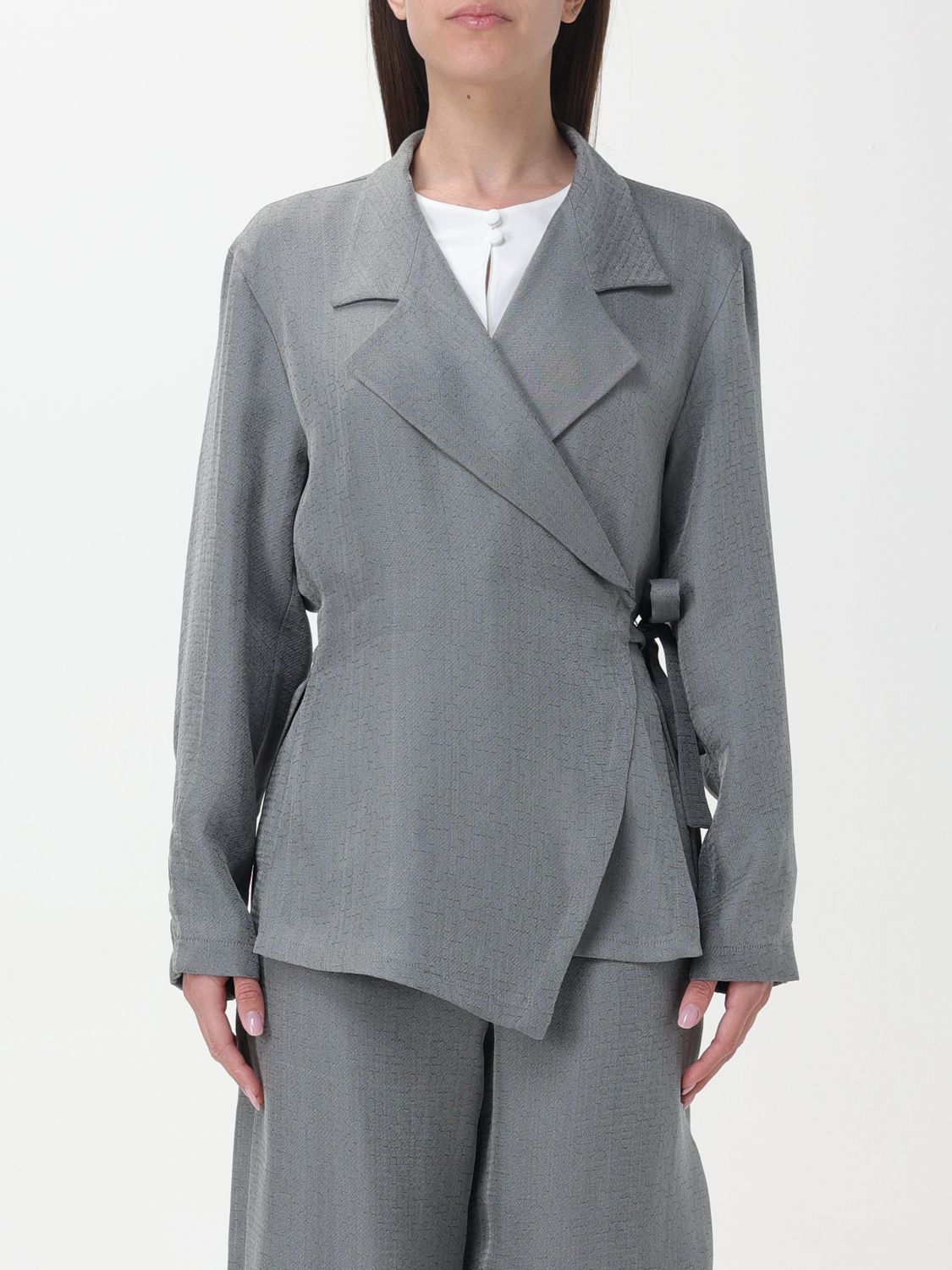 Emporio Armani Blazer  Woman Color Grey