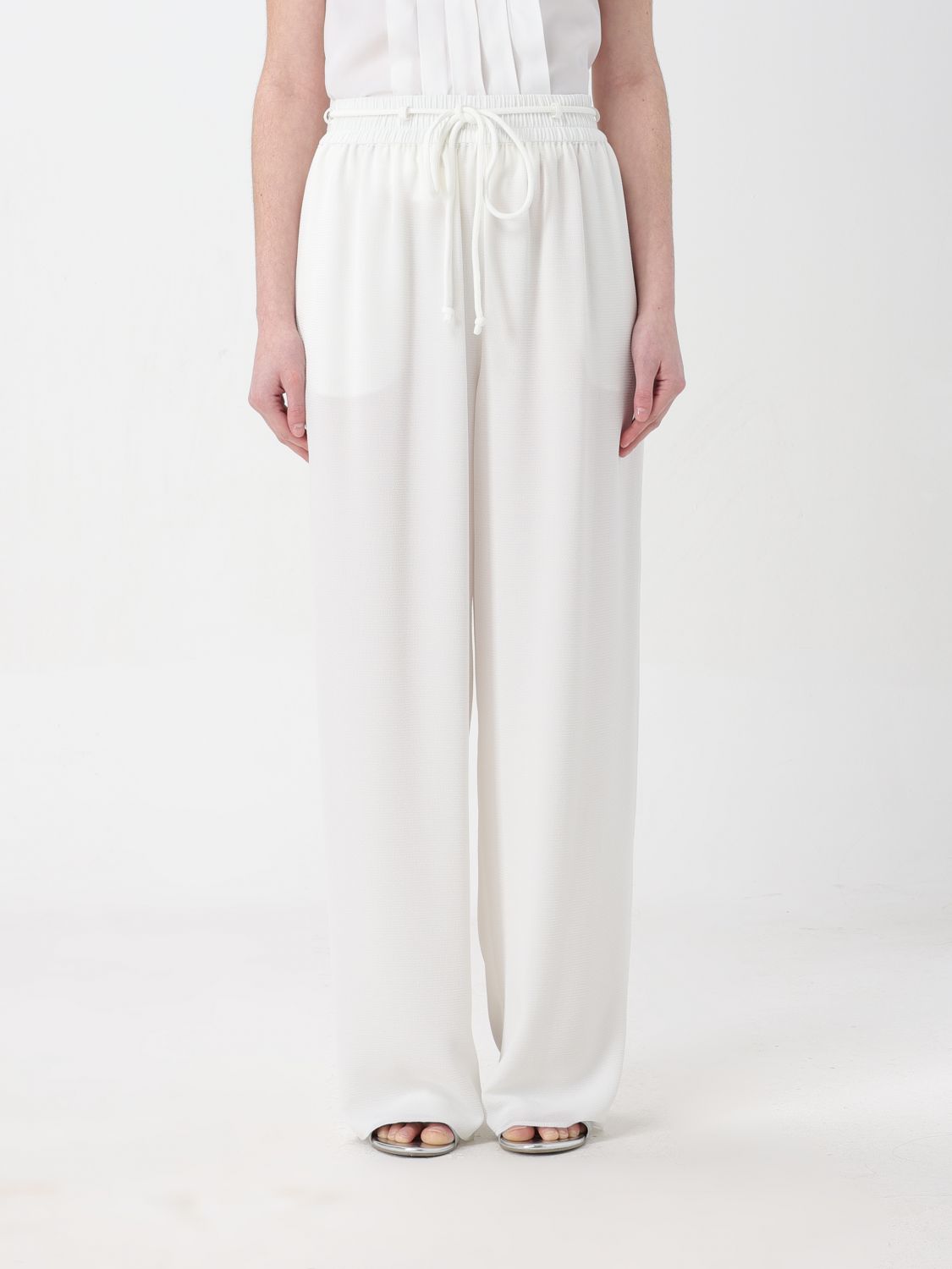 Shop Emporio Armani Pants  Woman Color White