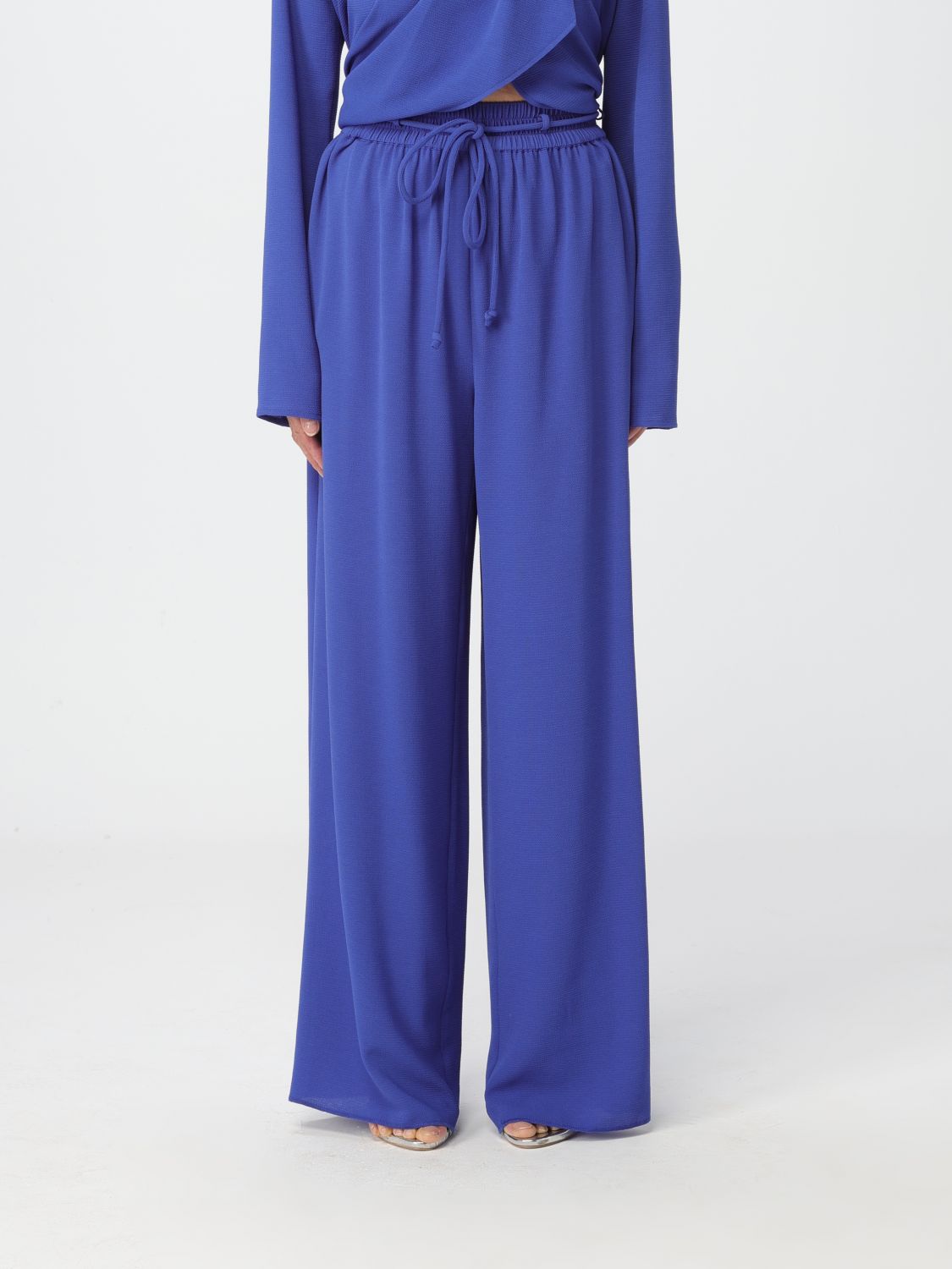 Emporio Armani Trousers  Woman Colour Blue