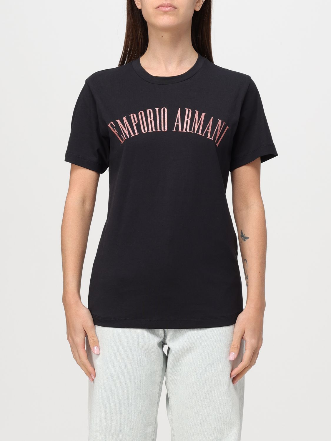 Emporio Armani T-shirt  Woman Color Blue