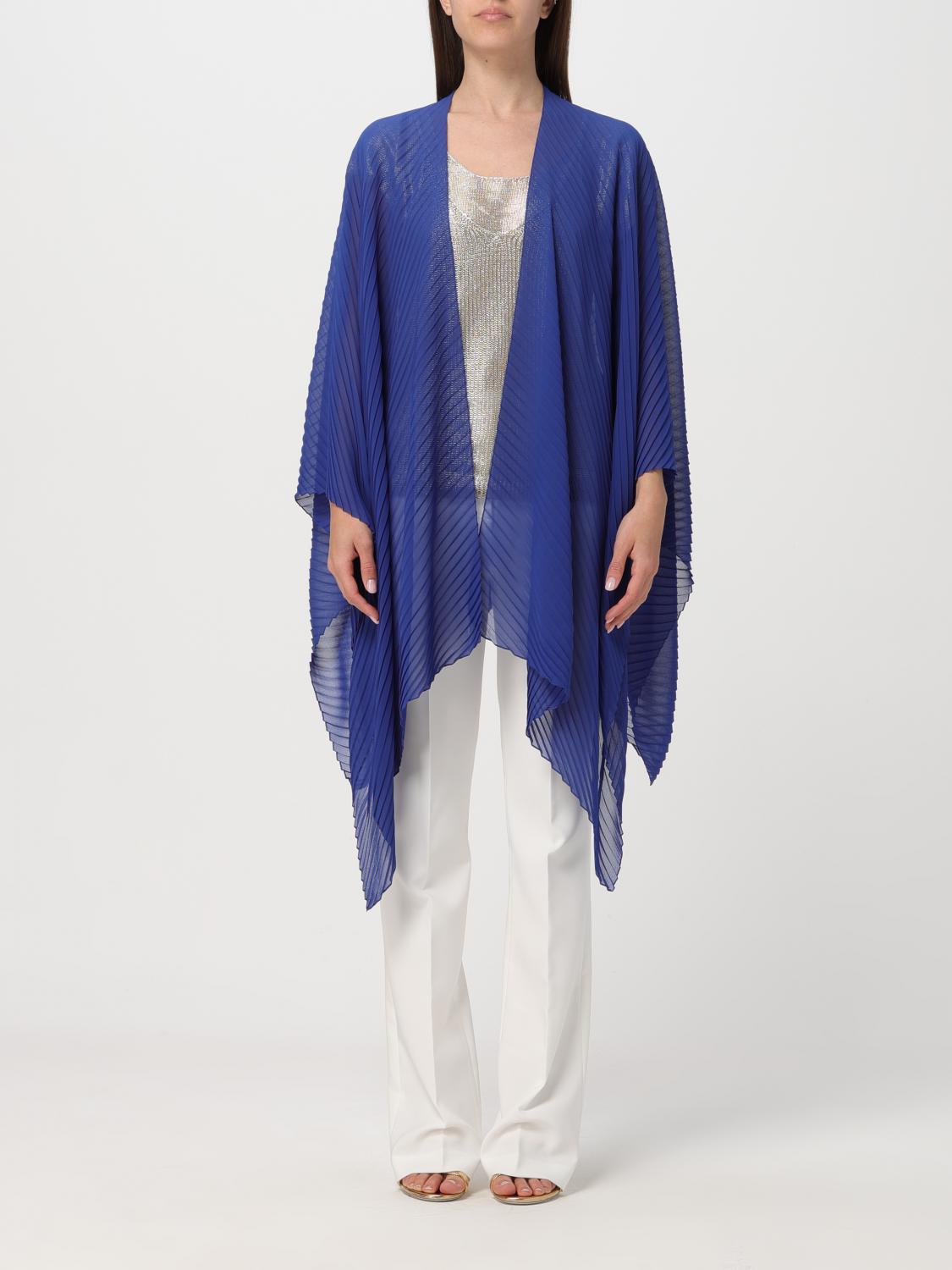 Shawl EMPORIO ARMANI Woman colour Blue