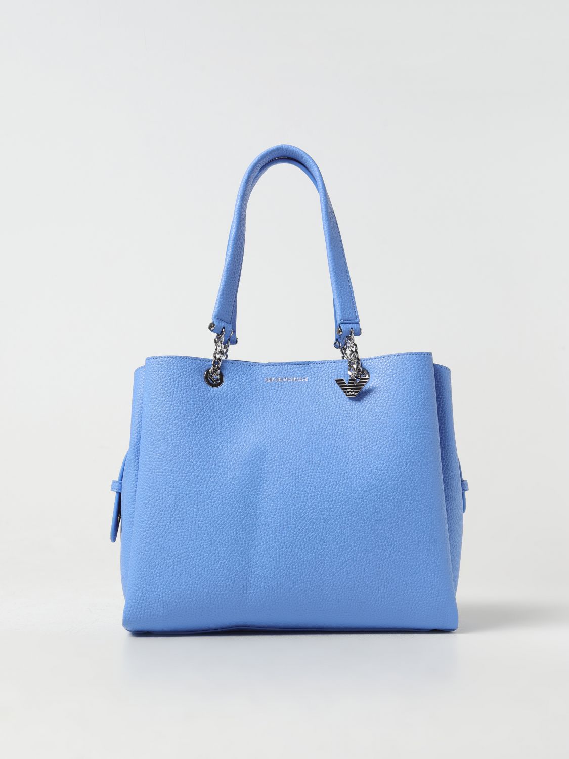Shop Emporio Armani Shoulder Bag  Woman Color Gnawed Blue