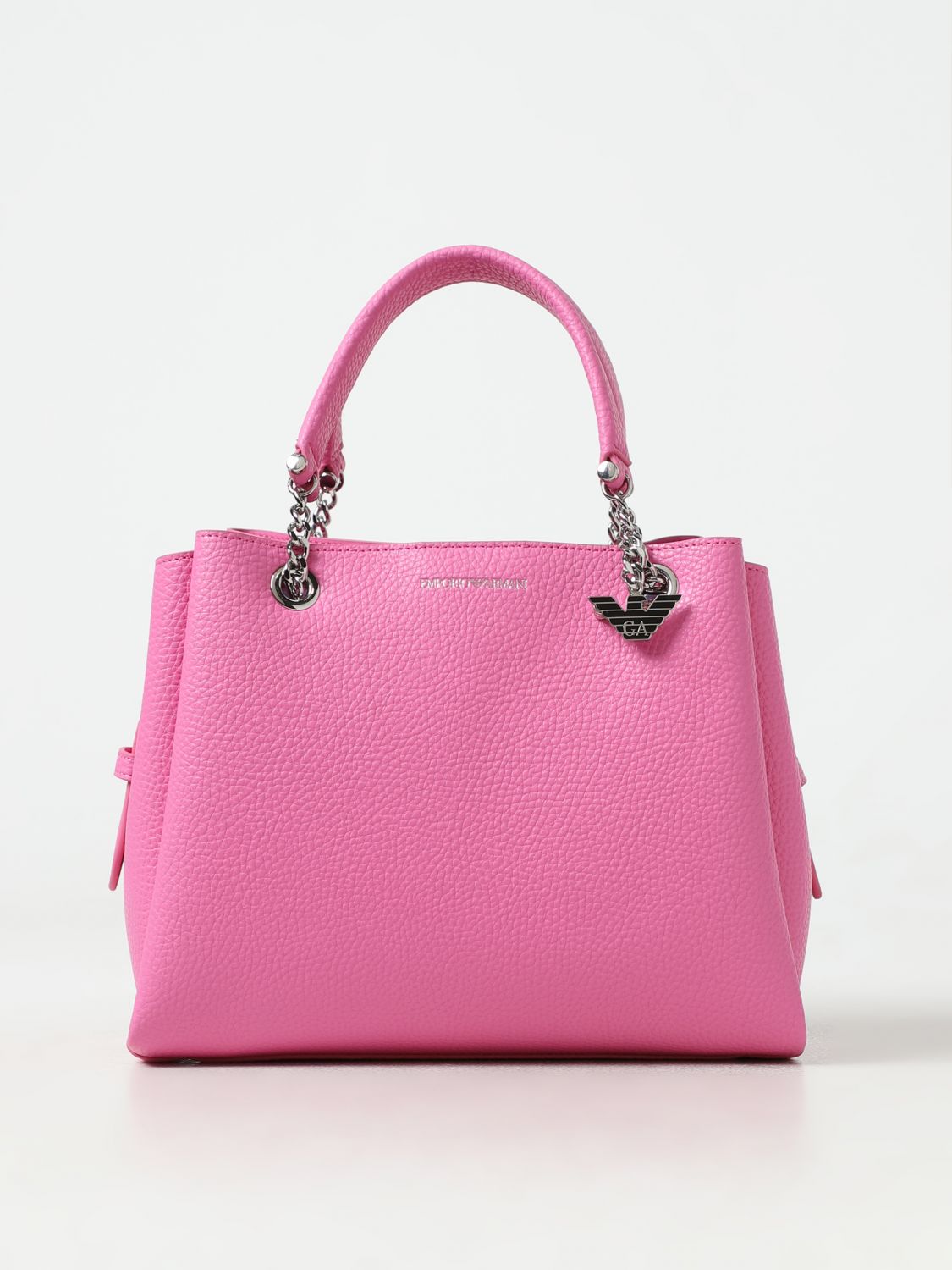 Shop Emporio Armani Tote Bags  Woman Color Pink